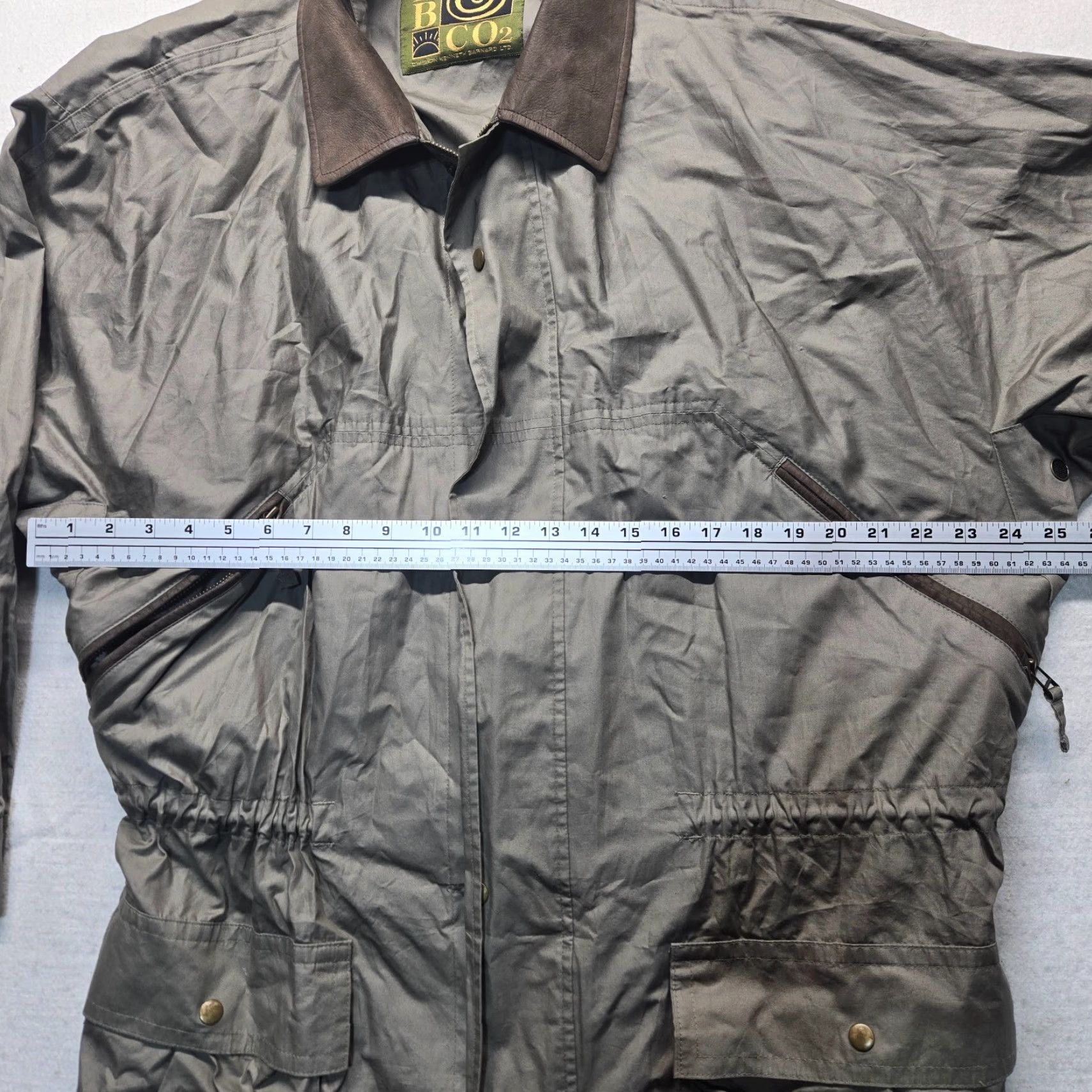Vintage KENNETH BARNARD KB CO2 Green Long Wind Jacket Adult Men's XL Extra Large Green Jacket Mens XL Overcoat"} Size US XL / EU 56 / 4 - 5 Thumbnail
