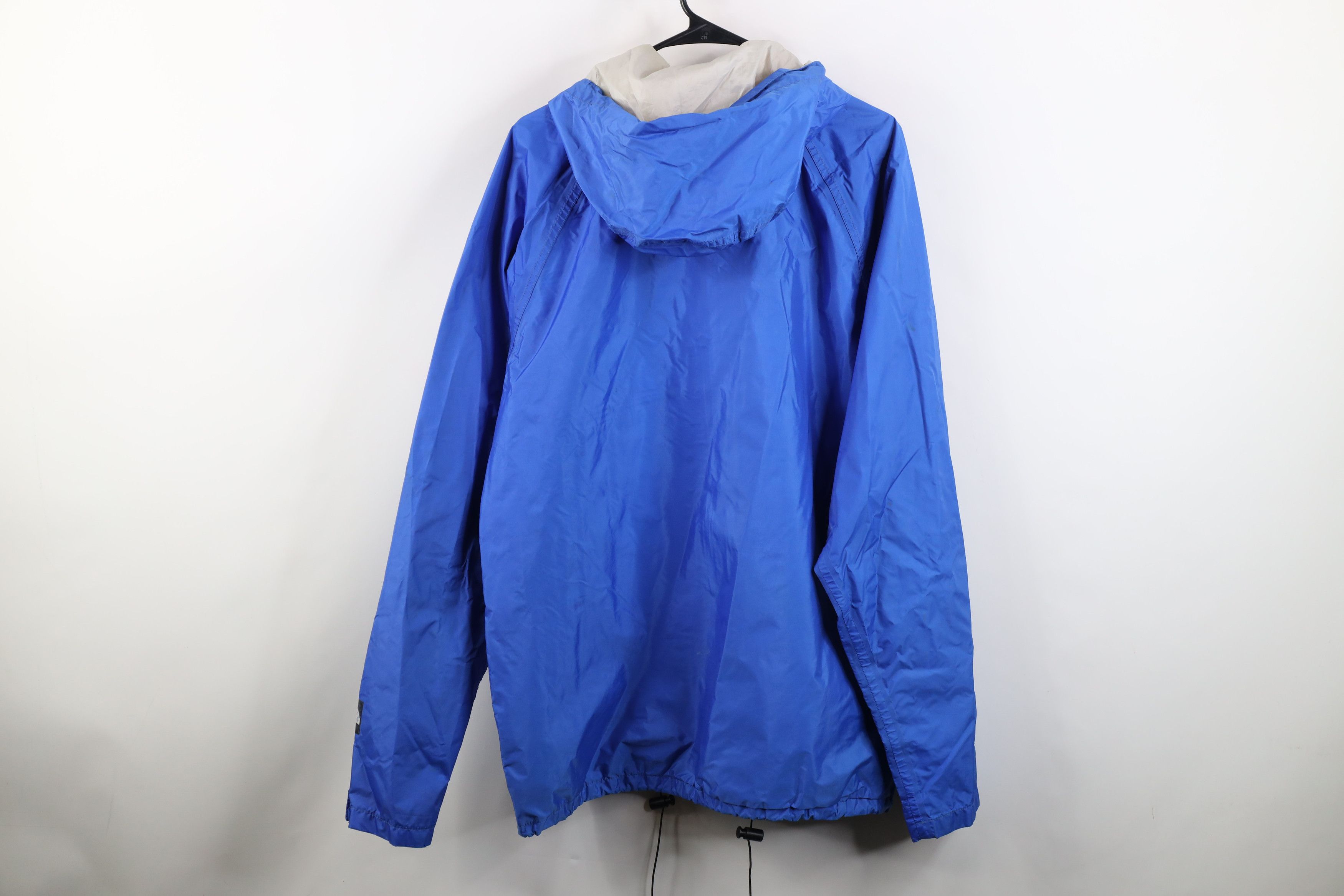 The North Face Vintage 90s The North Face Hooded Rain Jacket Blue USA Size US XL / EU 56 / 4 - 15 Thumbnail