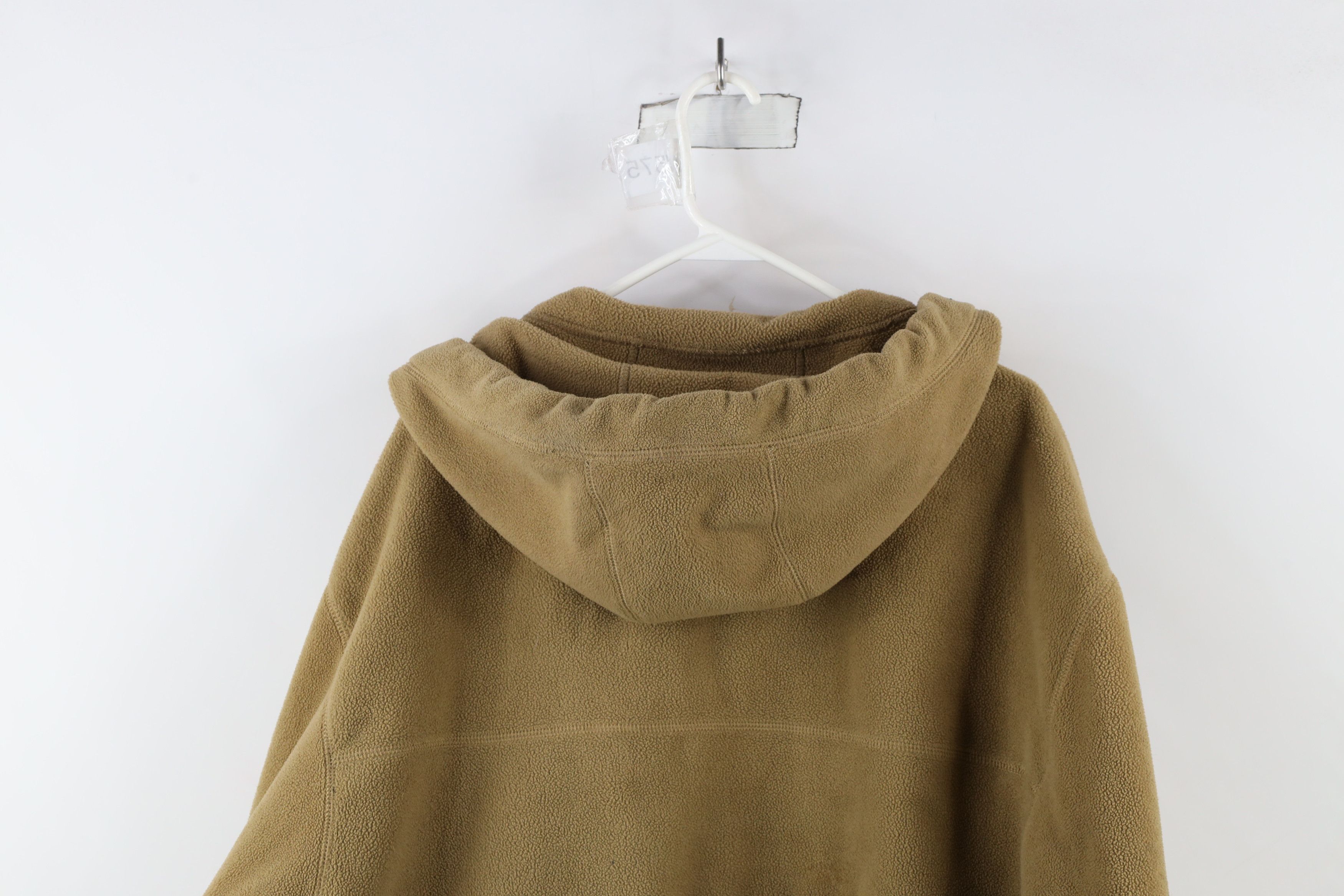 Tommy Hilfiger × Vintage Vintage 90s Tommy Hilfiger Spell Out Fleece Hooded Jacket Size US XXL / EU 58 / 5 - 15 Thumbnail