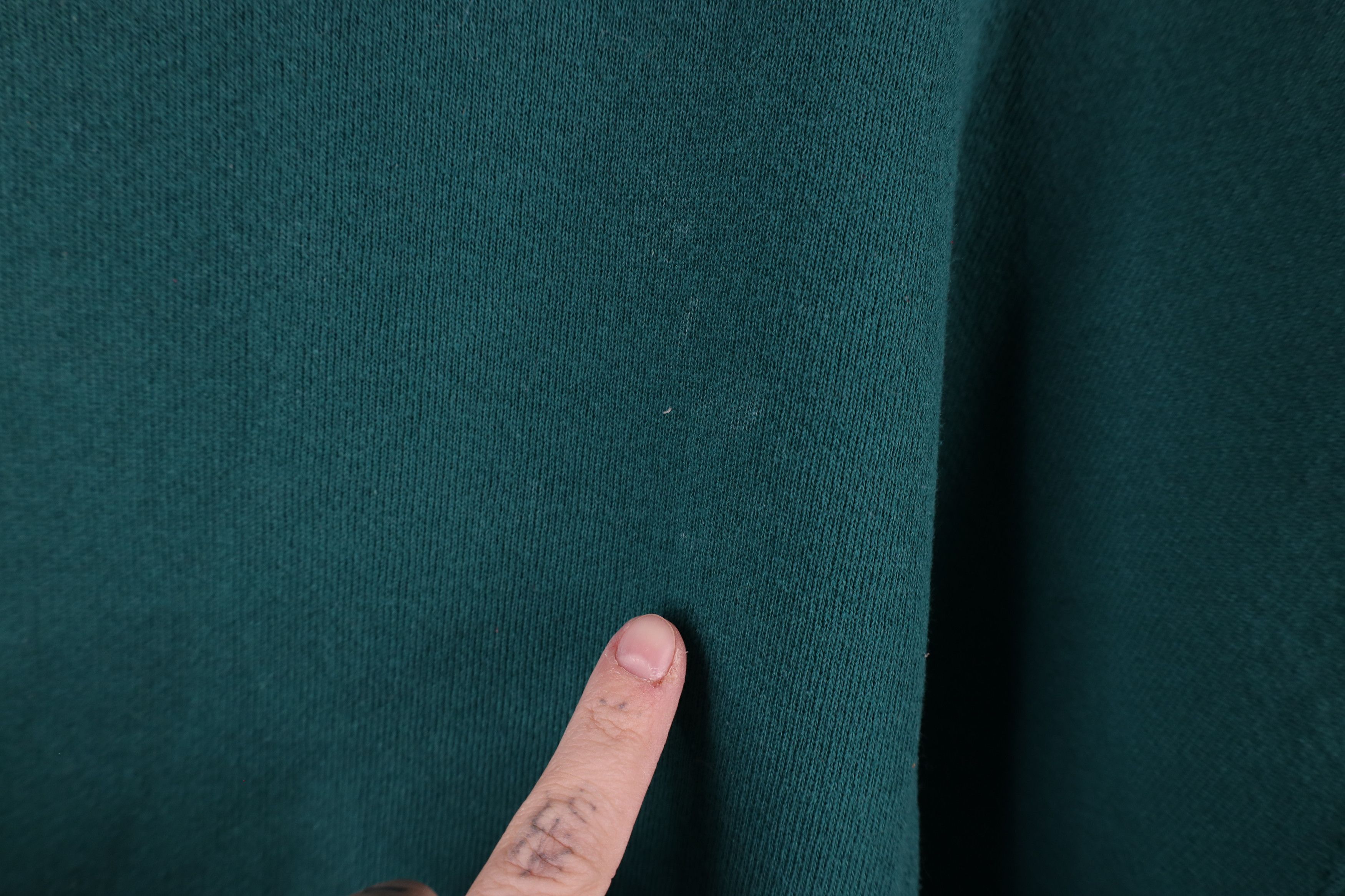 Vintage Vintage 90s Streetwear Blank Crewneck Sweatshirt Green Size US XL / EU 56 / 4 - 10 Thumbnail