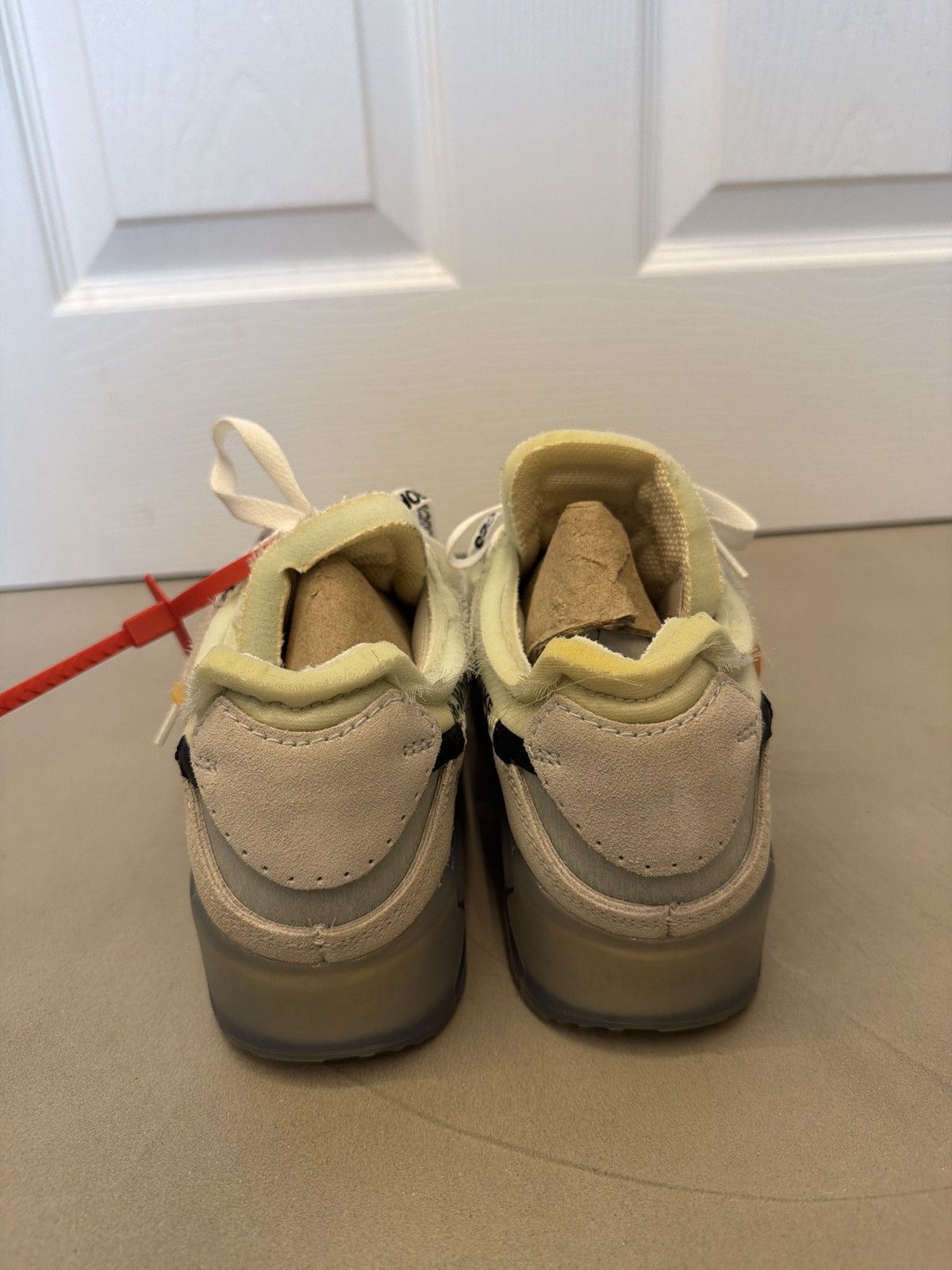 Nike × Off-White Nike x OffWhite “The Ten” Air Max 90 Size US 6.5 / EU 39-40 - 6 Thumbnail