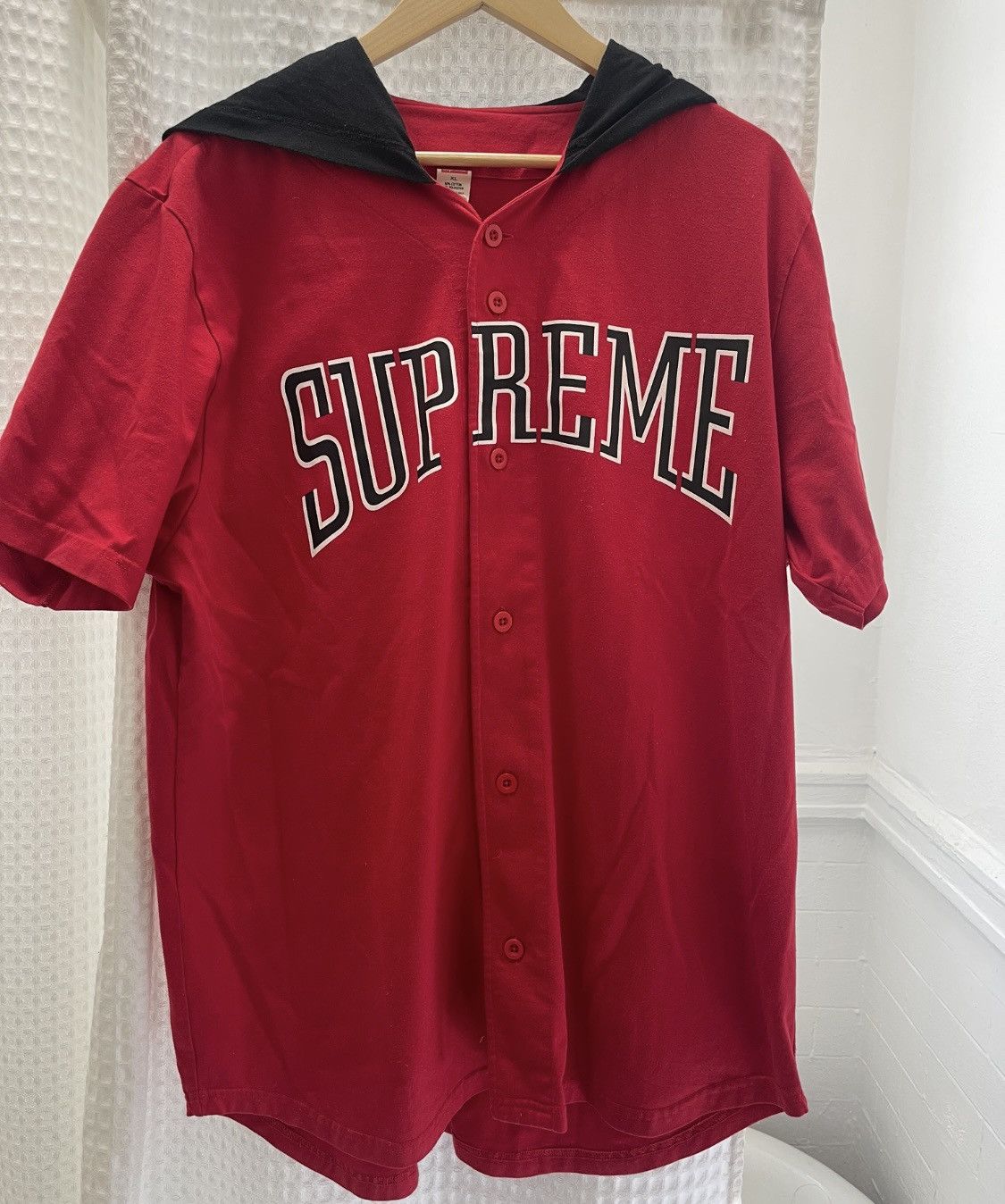 Supreme Supreme Hooded Baseball Top SS16 | Grailed