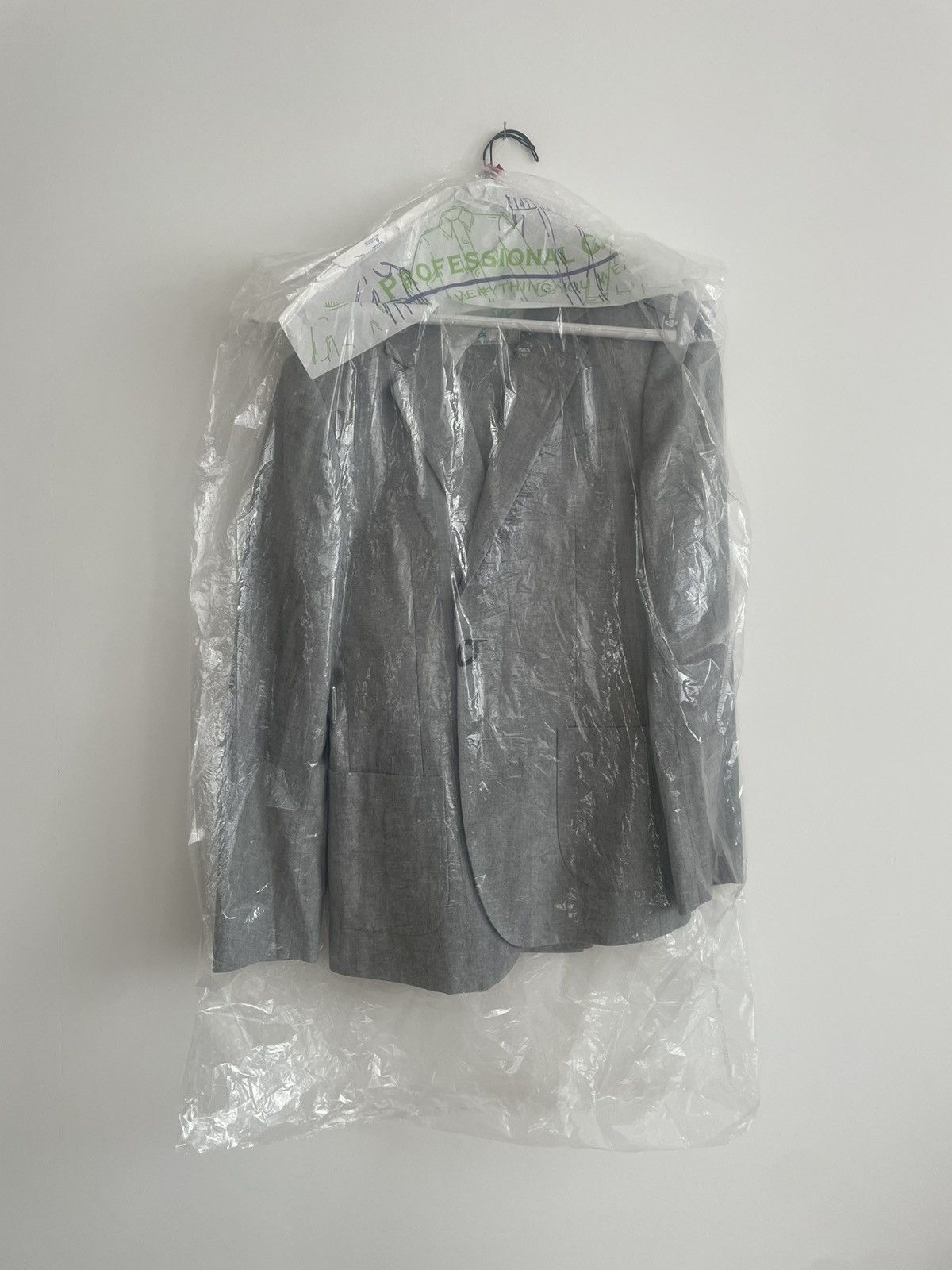 Reiss Grey Reiss suite, cotton-linen Size 36R - 9 Thumbnail