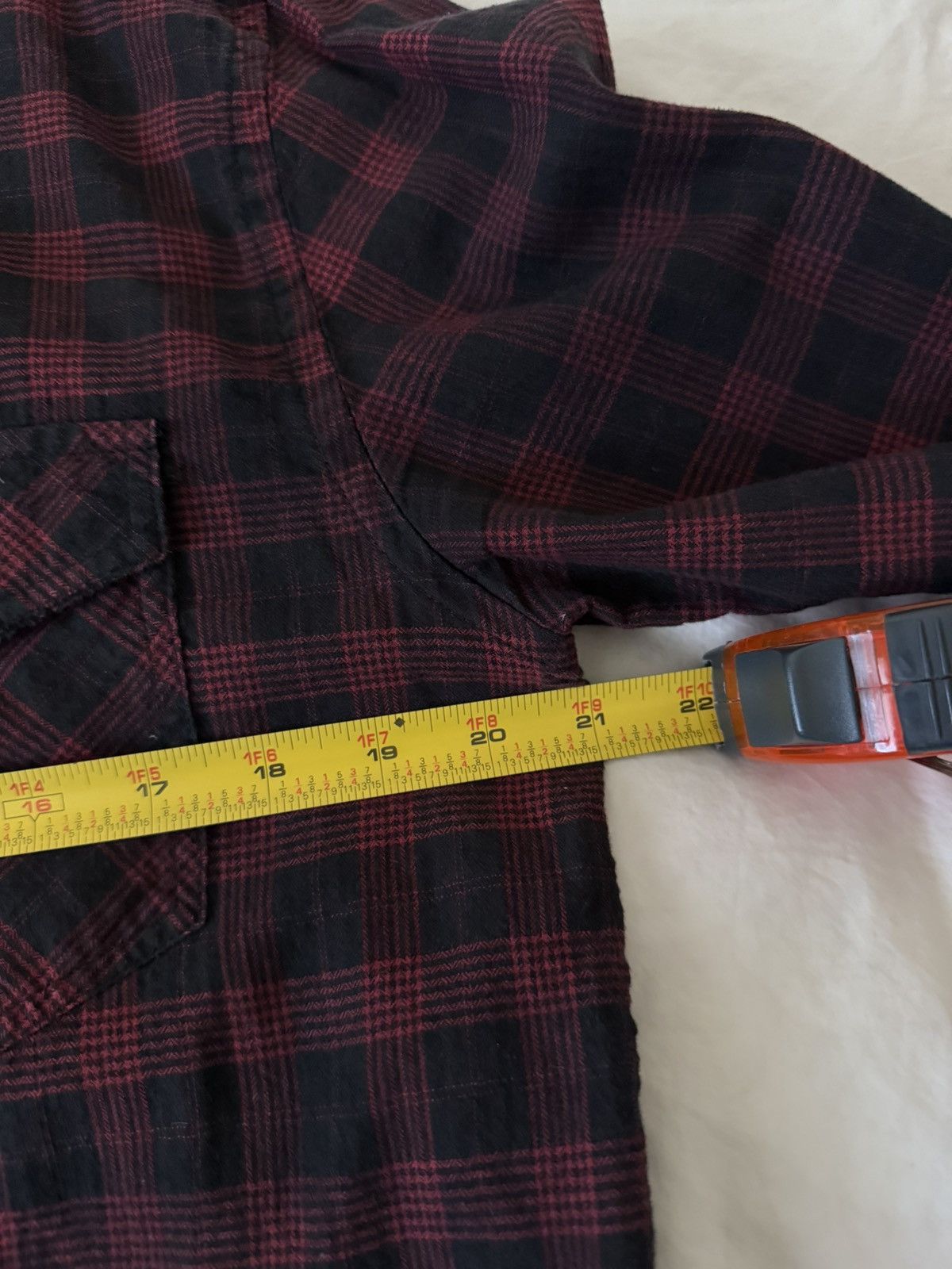 Ksubi × Vintage KSUBI MALCOLM BLACK/RED PLAID BUTTON UP SHIRT SIZE MEDIUM Size US M / EU 48-50 / 2 - 6 Thumbnail