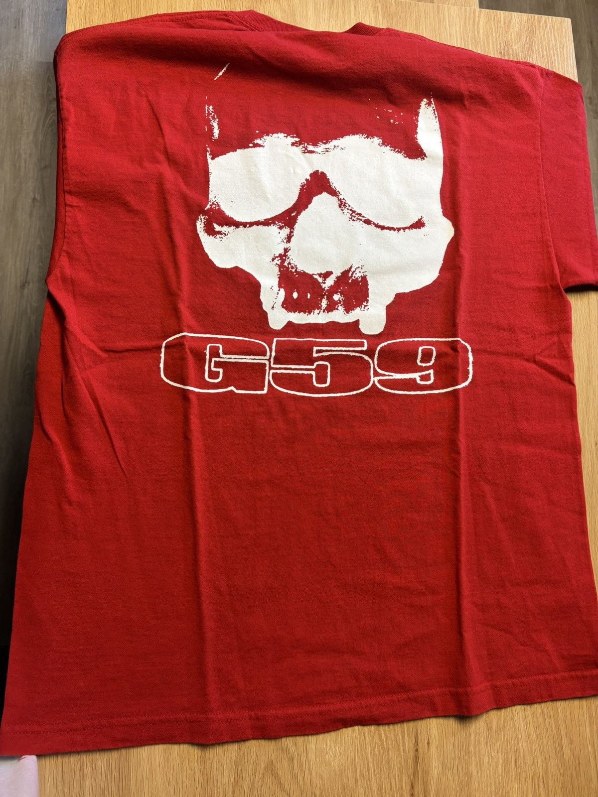 G59 Records IWTDINO: Skull Tee (Red) Size US XL / EU 56 / 4 - 3 Thumbnail