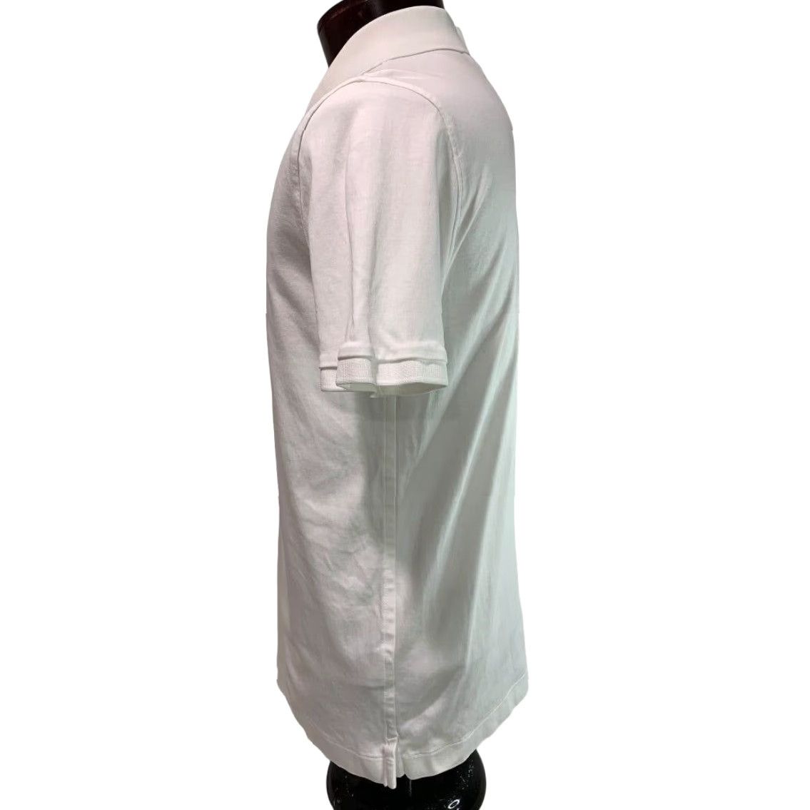 Banana Republic VINTAGE Banana Republic Polo White Short Sleeve Shirt Golf Shirt Luxury Touch Performance L Mens Large White Chest 19.5 Length 25.5 100% Cotton Size US L / EU 52-54 / 3 - 4 Thumbnail