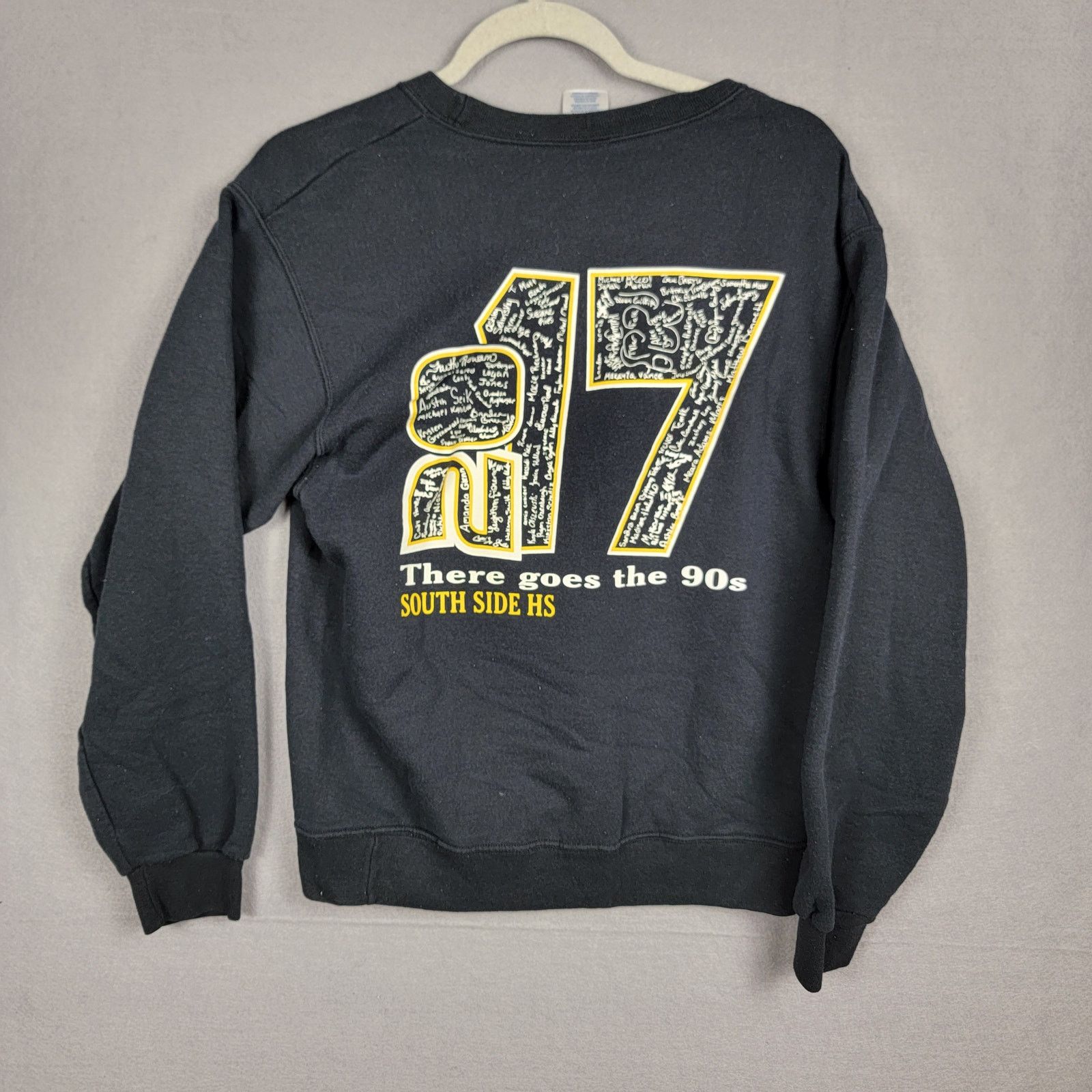 Jerzees South Side SHS Hookstown PA Class 2017 Black Sweatshirt Sz S Size US S / EU 44-46 / 1 - 2 Thumbnail