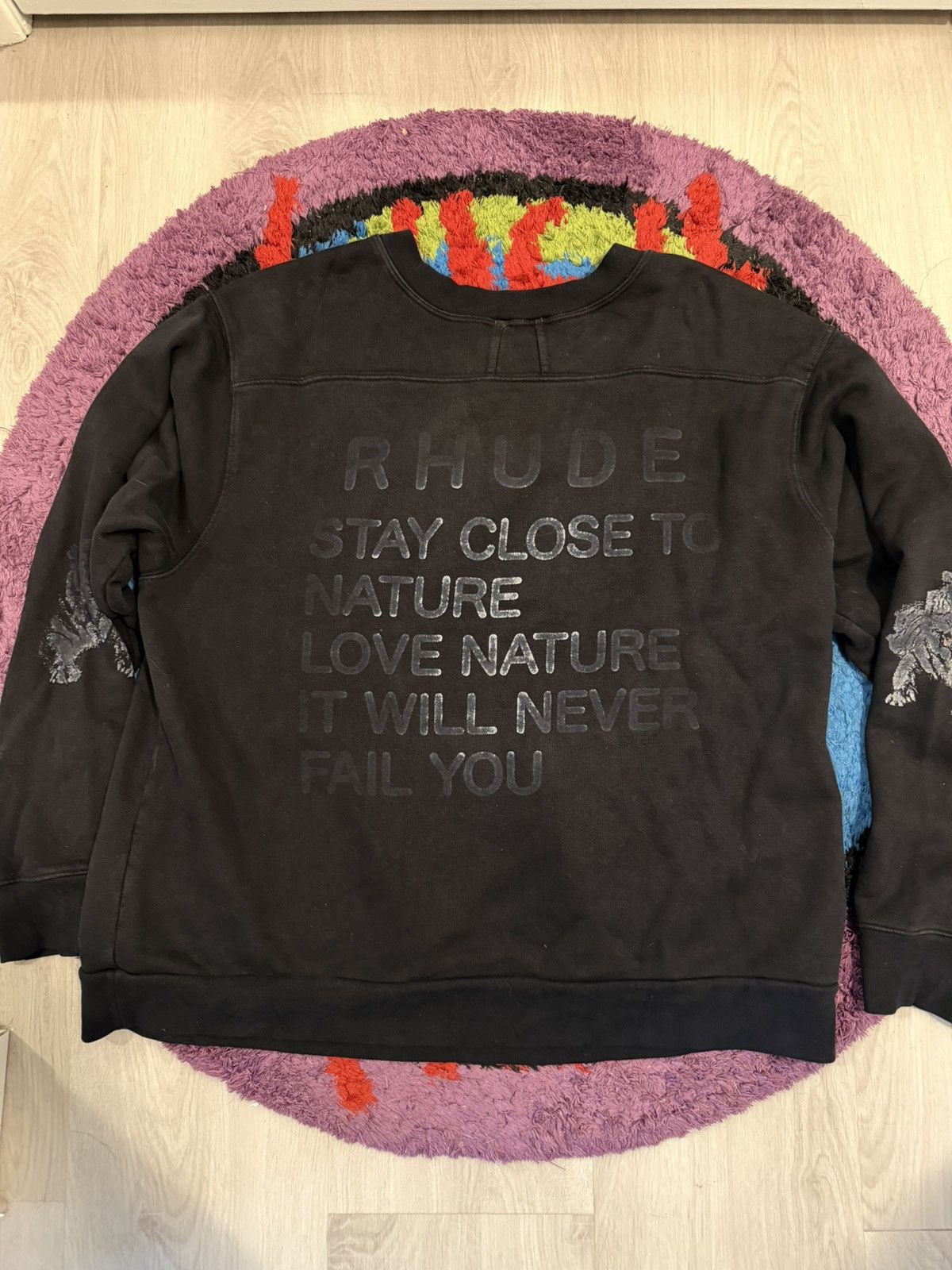 Rhude Rhude Animal Sweatshirt sz 2XL Size US XXL / EU 58 / 5 - 2 Thumbnail