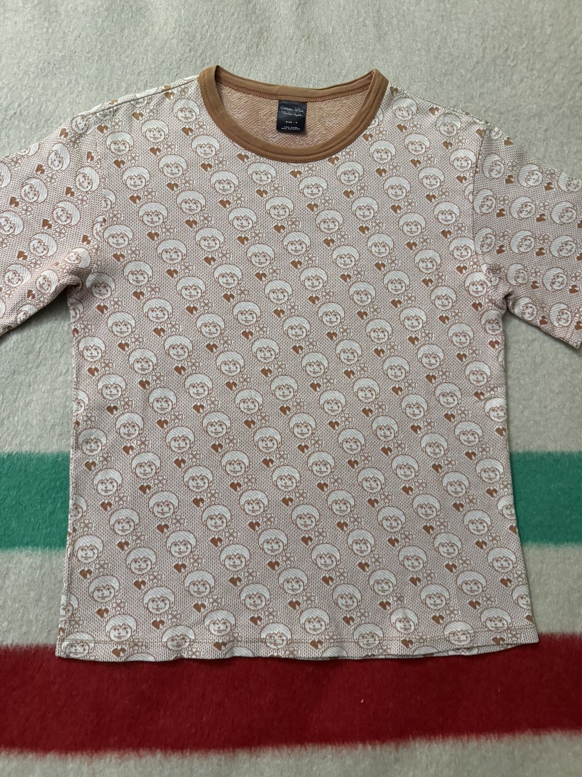 Japanese Brand × Number (N)ine Vintage Number (N)ine Crying Kurt Cobain Shirt Extra Small Size US XS / EU 42 / 0 - 6 Thumbnail