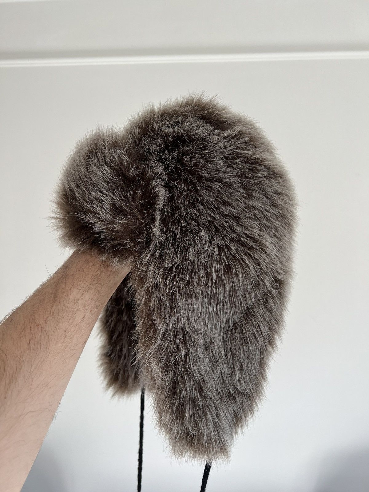 If Six Was Nine × Japanese Brand Crazy Fur Faux Trapper Mohair Hat Y2K Ushanka Size ONE SIZE - 4 Thumbnail