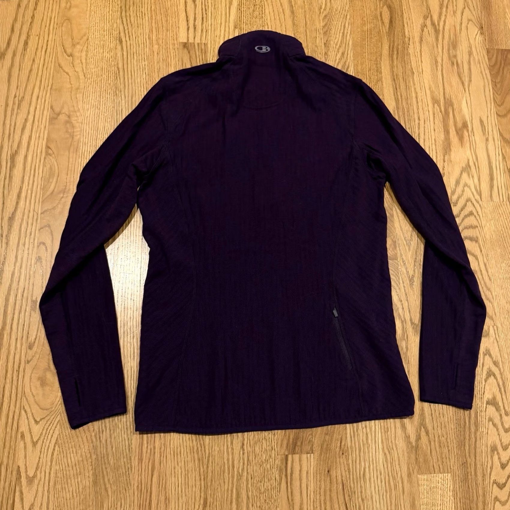 Icebreaker Icebreaker Sweater Womens L Purple Merino Wool Pullover Women Size Thumbholes Size L / US 10 / IT 46 - 2 Thumbnail