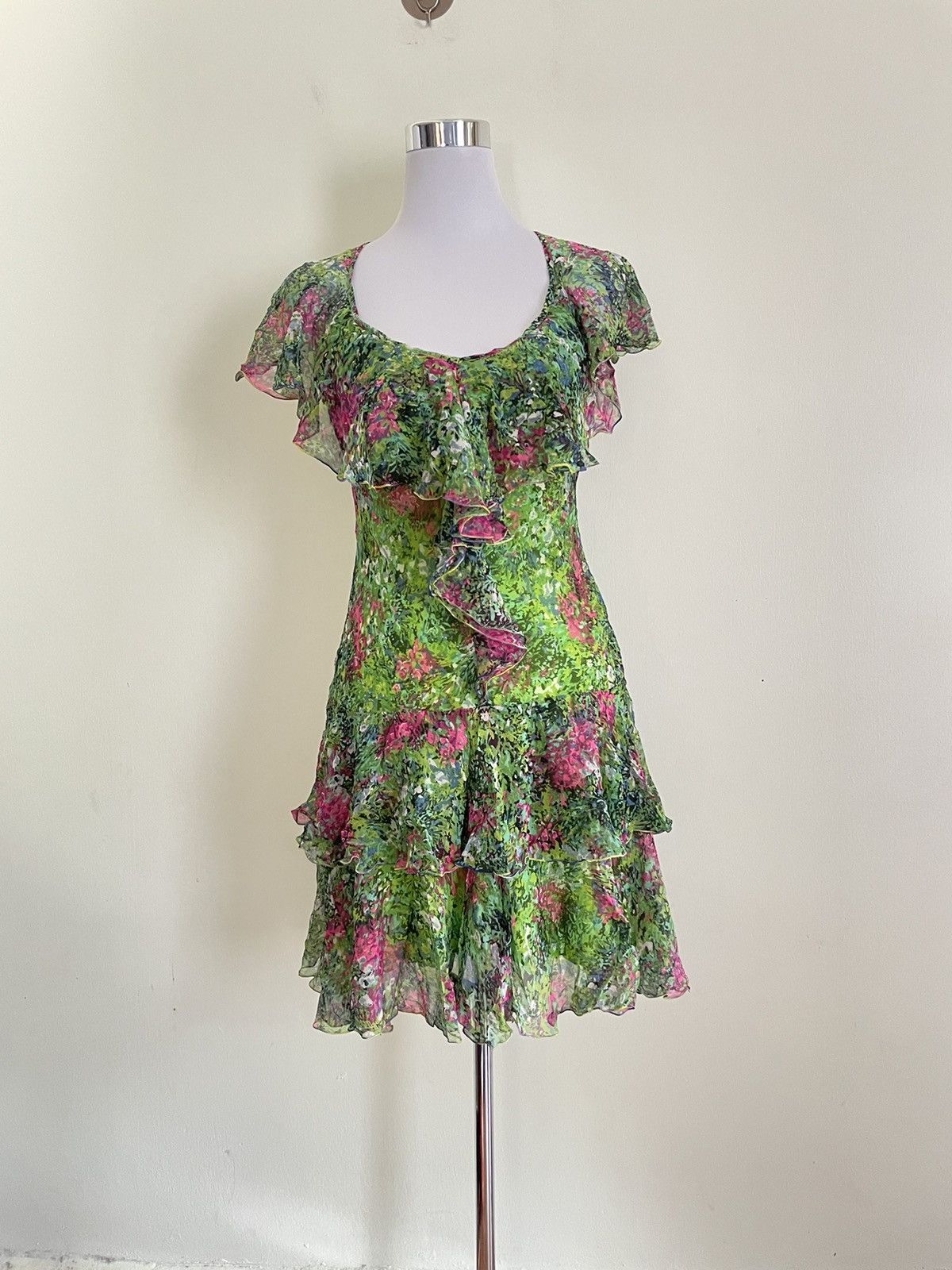 Other Renato Nucci Lace Silk Dress Size S / US 4 / IT 40 - 1 Thumbnail