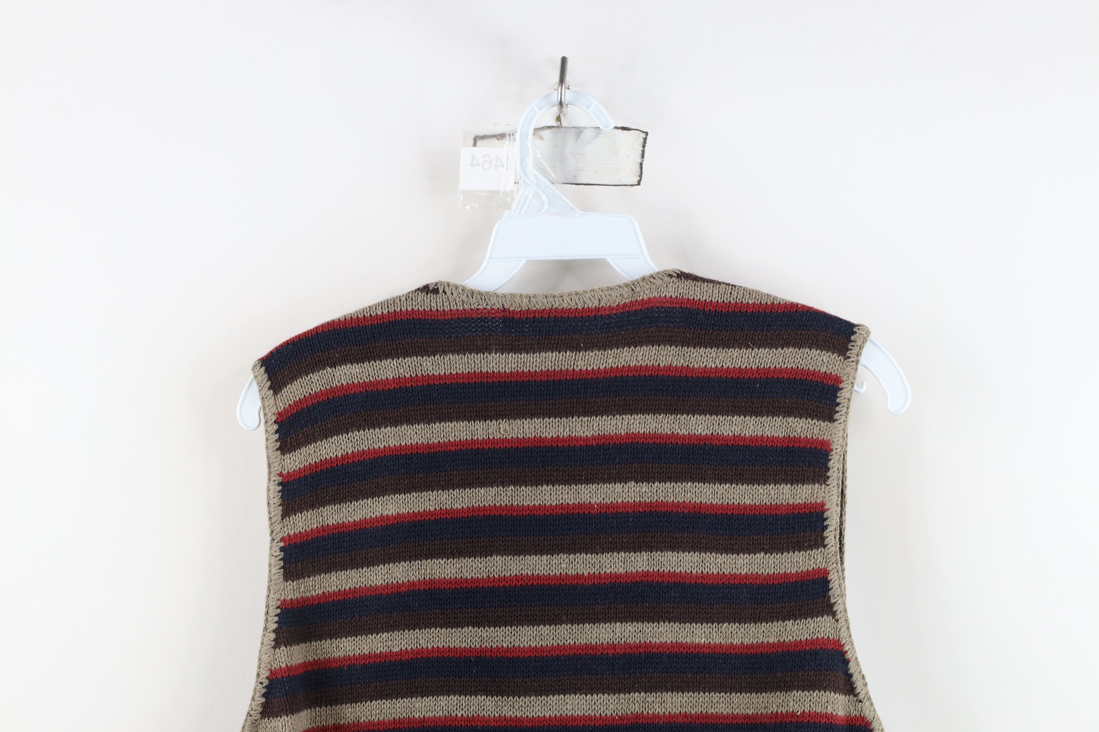Vintage Deadstock Vintage 90s Streetwear Knit Cardigan Sweater Vest Size L / US 10 / IT 46 - 9 Thumbnail