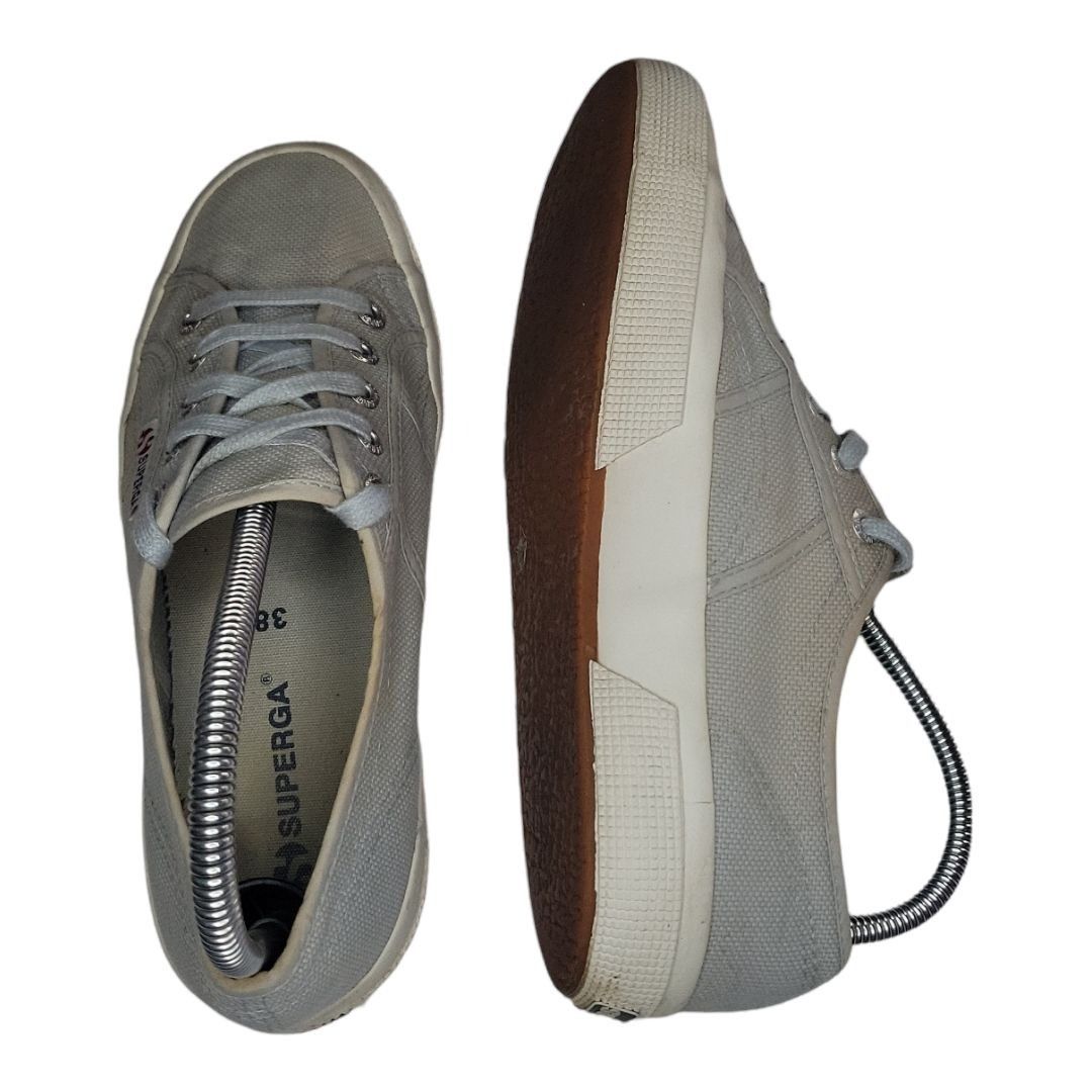 Superga Superga 2750 Sneakers Women Sz 7.5 Frayed Denim Blue White W Size US 7.5 / IT 37.5 - 6 Thumbnail