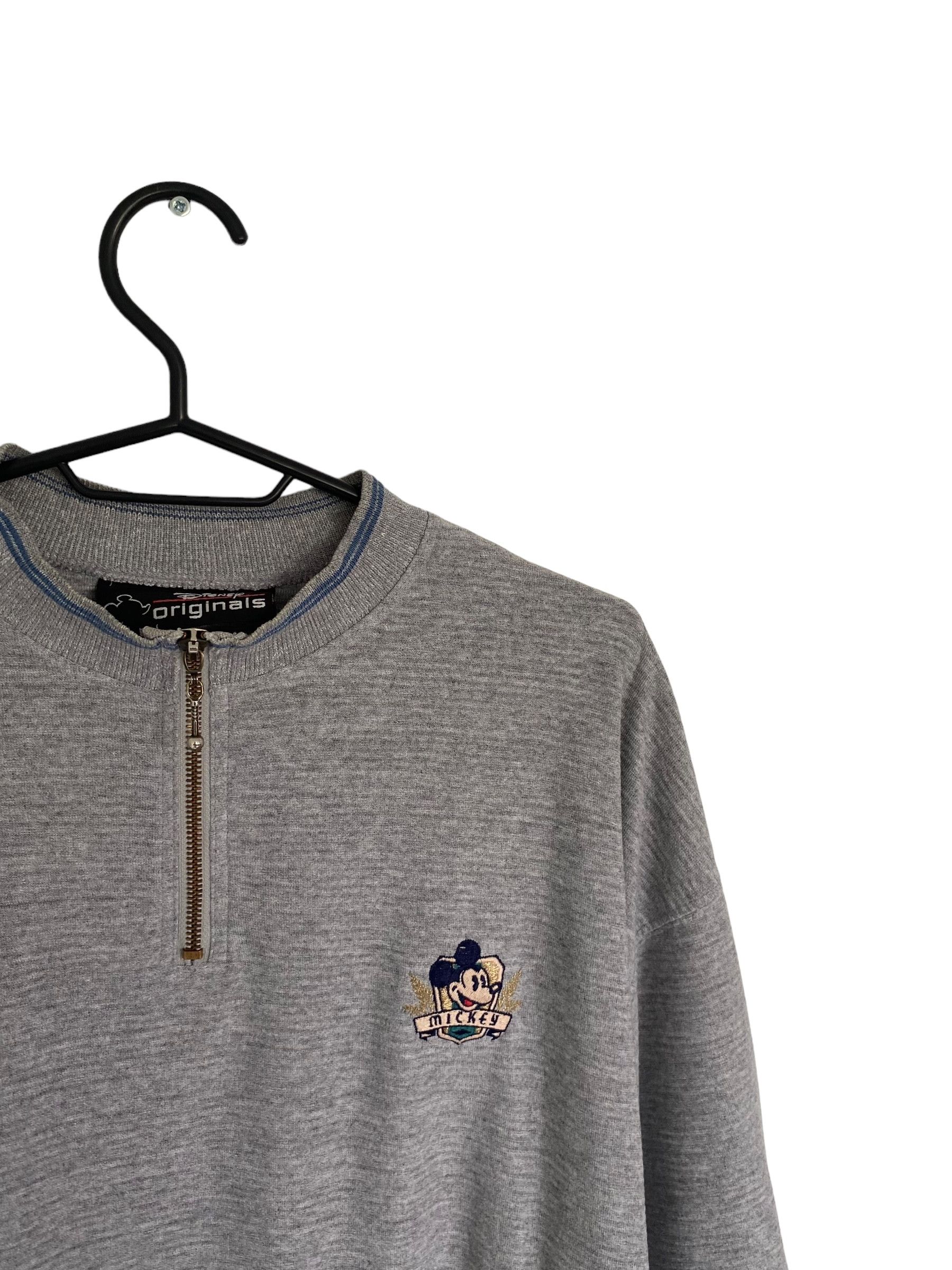 Disney × Vintage Disney 90s' vintage quarter zip tee Size US XL / EU 56 / 4 - 2 Thumbnail