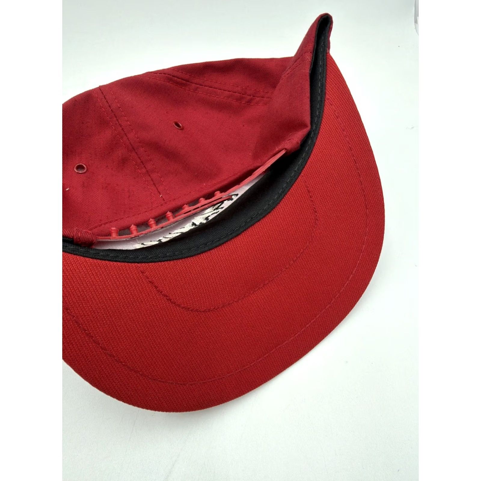 Vintage VINTAGE Payco Seeds 80s Hat Snapback Trucker Farmer Red Cap Rare Find Hats Adjustable Red Cotton Trucker 1980s Kap King Mens Size ONE SIZE - 5 Thumbnail