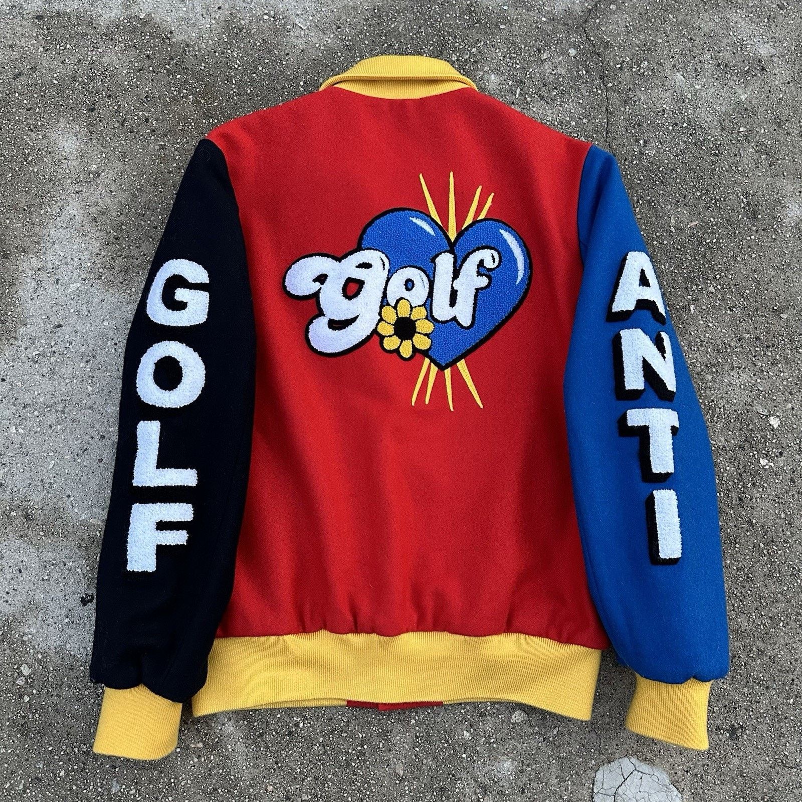Golf Wang Golf Wang Anti Golf Varsity Jacket Tyler the Creator Size US L / EU 52-54 / 3 - 3 Thumbnail