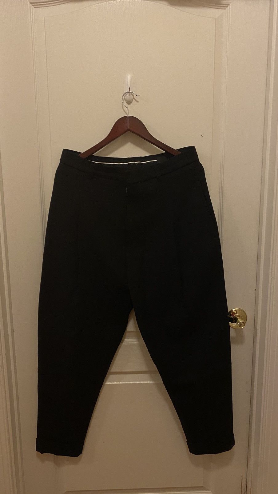 Haider Ackermann Haider Ackermann Black Tailored Trousers Size 48R - 2 Thumbnail