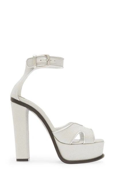 Alexander McQueen o1y0225 Sandals in Silver Size US 9.5 / IT 39.5 - 1 Thumbnail