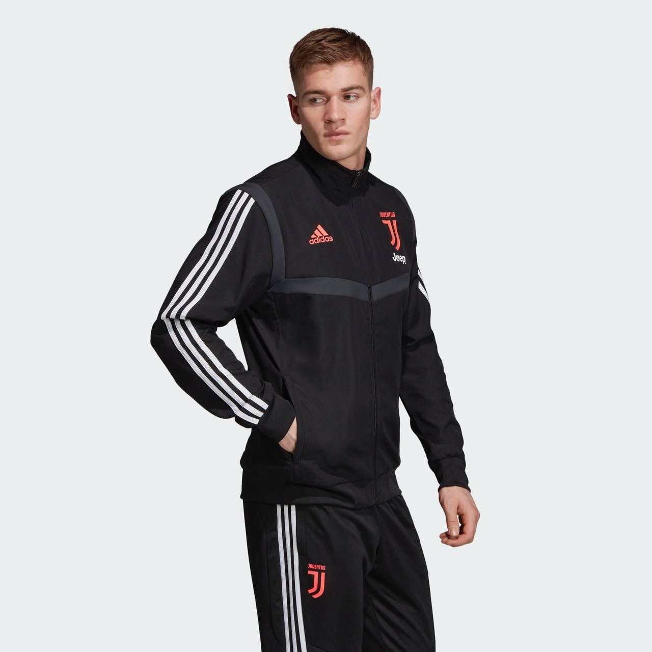 Adidas 2019/20 JUVENTUS FC PRESENTATION TRACK JACKET SZ S Size US S / EU 44-46 / 1 - 4 Thumbnail