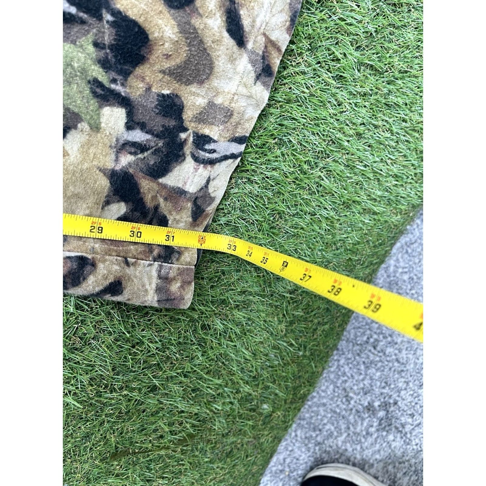Vintage VINTAGE Mossy Oak Break Up Cargo Pants Mens L Brown Camouflage 5-Pocket Zipper Button Cargo Straight Mens Size US 33 - 6 Thumbnail