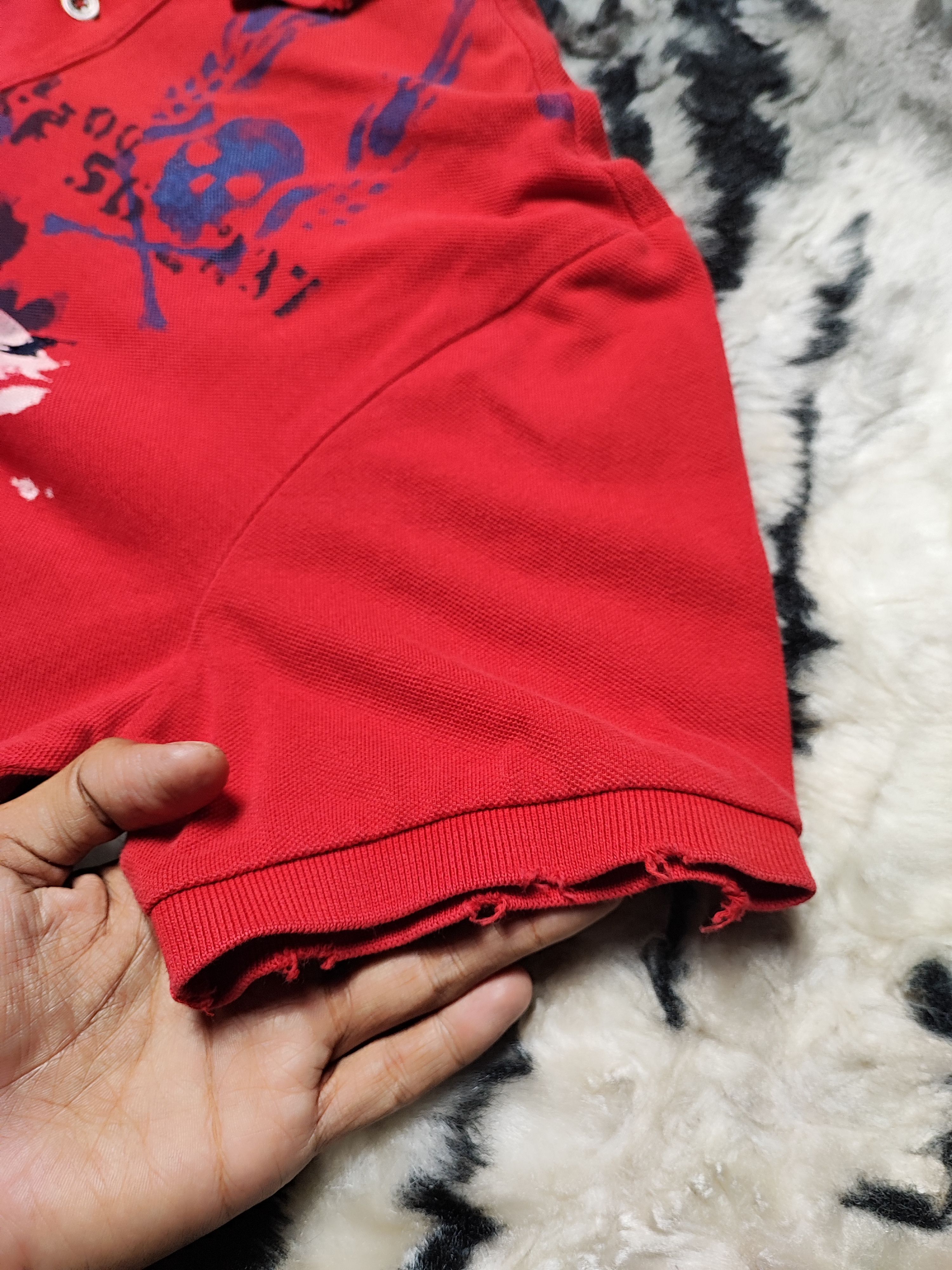 Polo Ralph Lauren Vintage Polo Ralph Lauren Skull Design Red Size US M / EU 48-50 / 2 - 11 Thumbnail