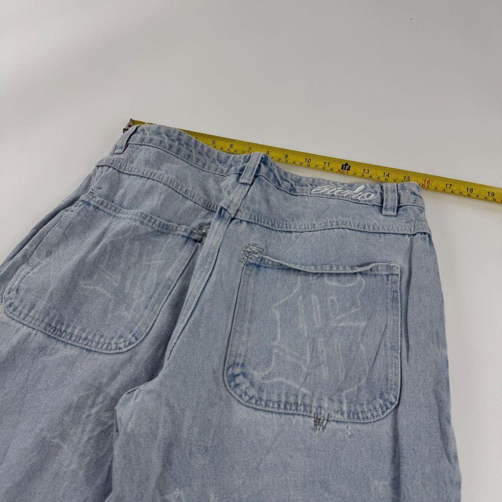 Diesel × Japanese Brand × Vintage Vintage stonewash archive baggy wide leg y2k skater jeans Size US 31 - 5 Thumbnail