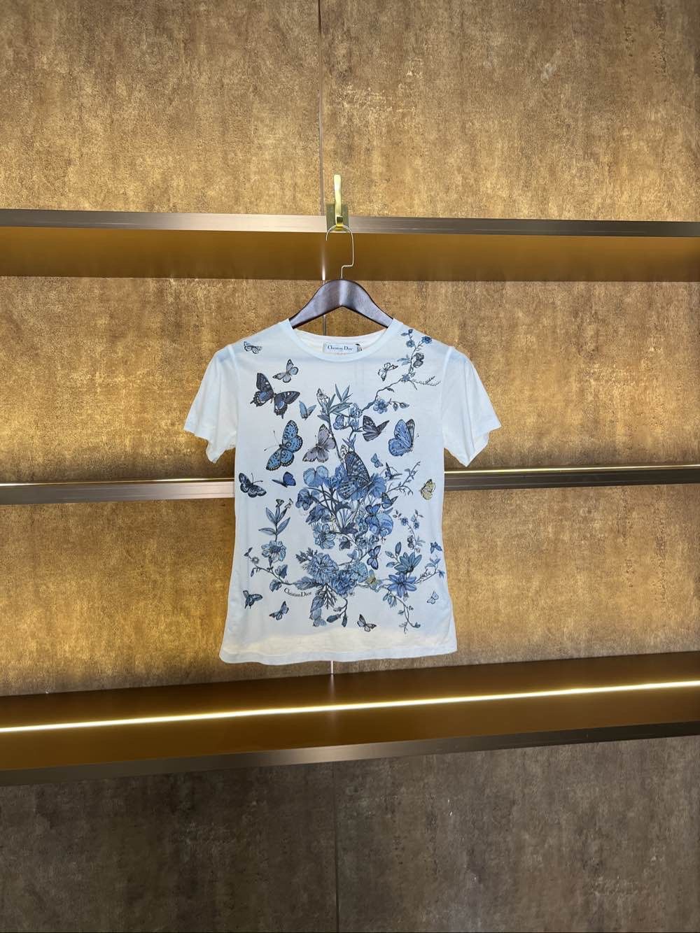 Dior Dior Butterfly Print T-Shirt Size S Size S / US 4 / IT 40 - 1 Thumbnail