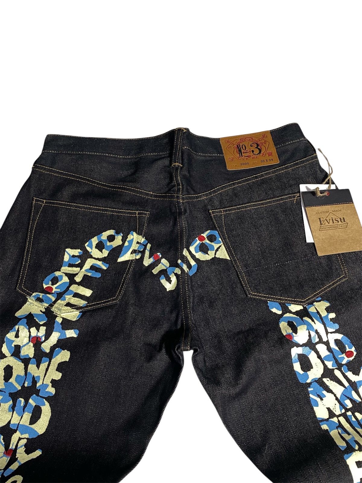 Evisu Evisu Script Daicock No 3 Lot 2000 New Size US 33 - 5 Thumbnail