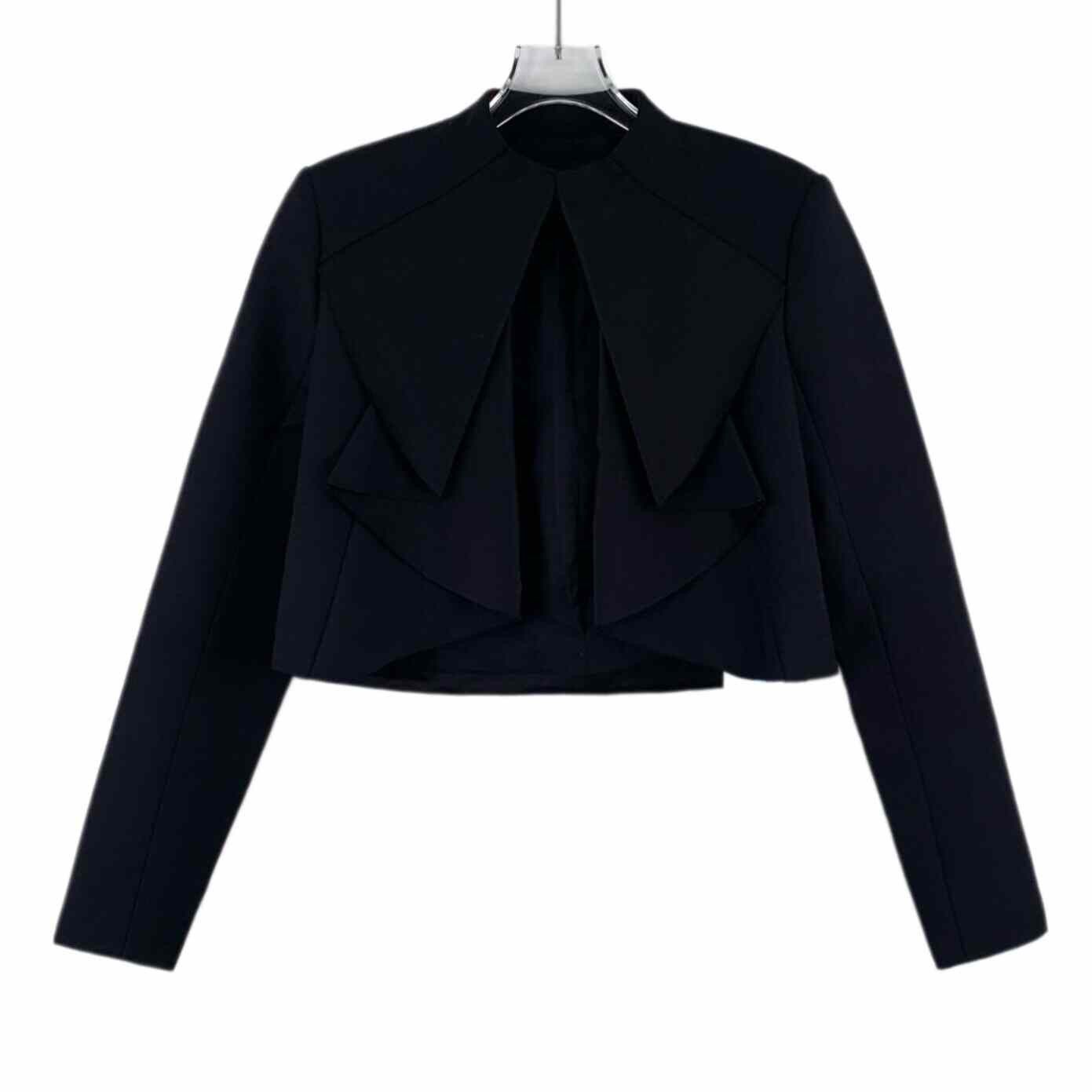 Balmain Balmain Wool Black Jacket S Women Size S / US 4 / IT 40 - 1 Thumbnail