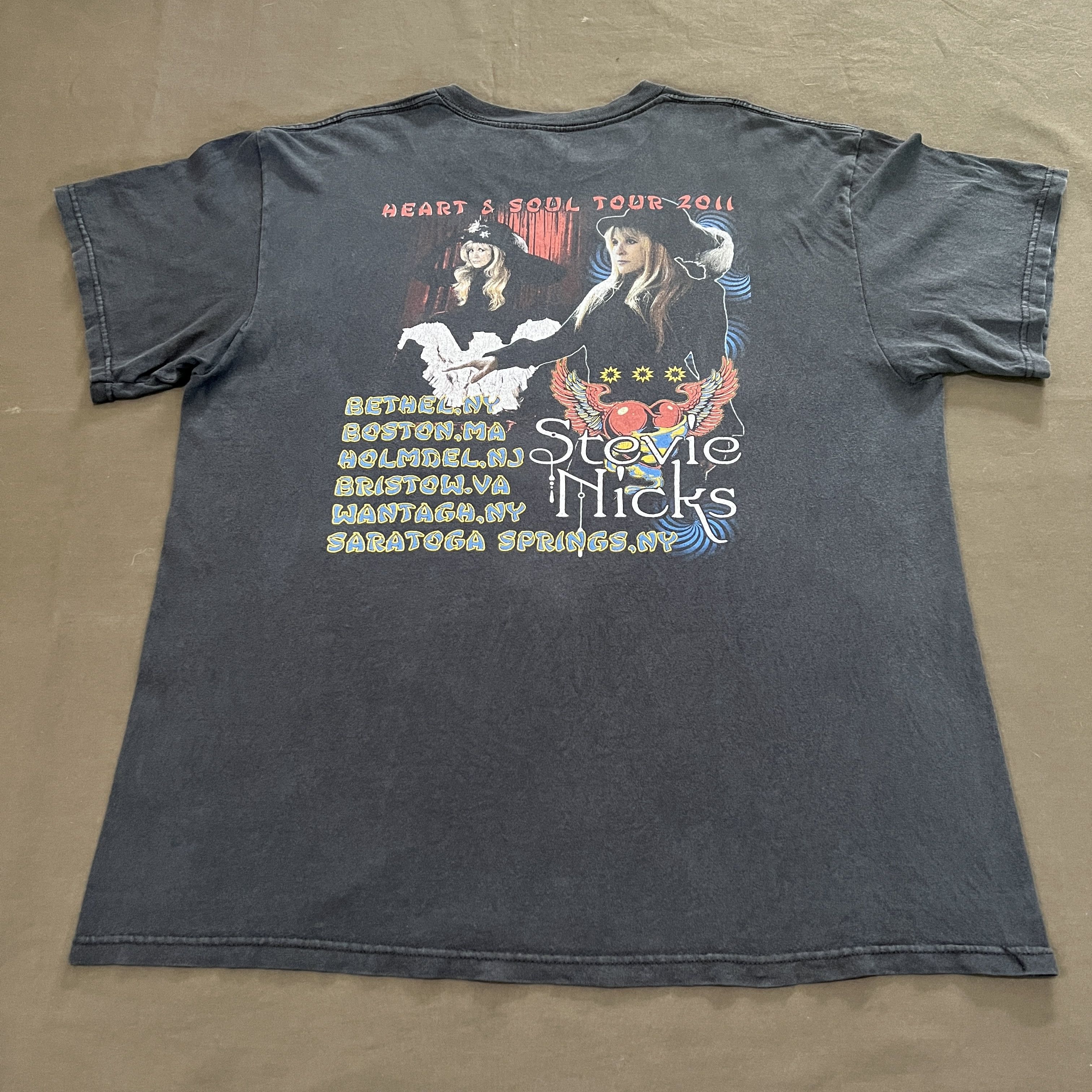 Band Tees × Rap Tees × Vintage Vintage Y2K Stevie Nicks Tour Promo Tee Faded Size US XL / EU 56 / 4 - 1 Thumbnail