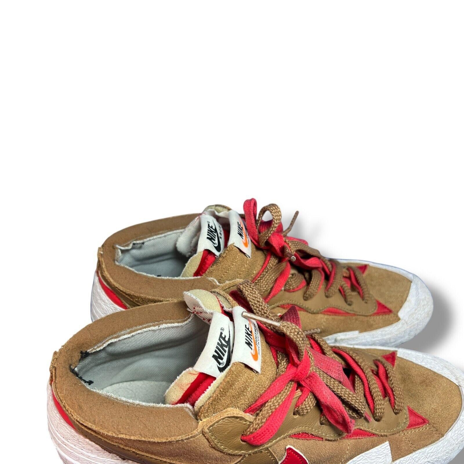 Nike Nike Sacai x Blazer Low British Tan Size 11.5 DD1877-200 Size US 11.5 / EU 44-45 - 4 Thumbnail