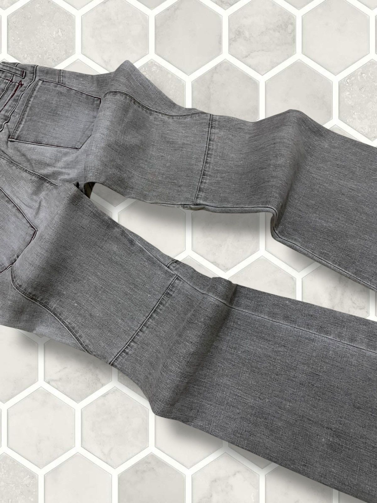 Marithe + Francois Girbaud Vintage Authentic Designer Marithe Francois Girbaud Flared Size US 29 - 14 Thumbnail