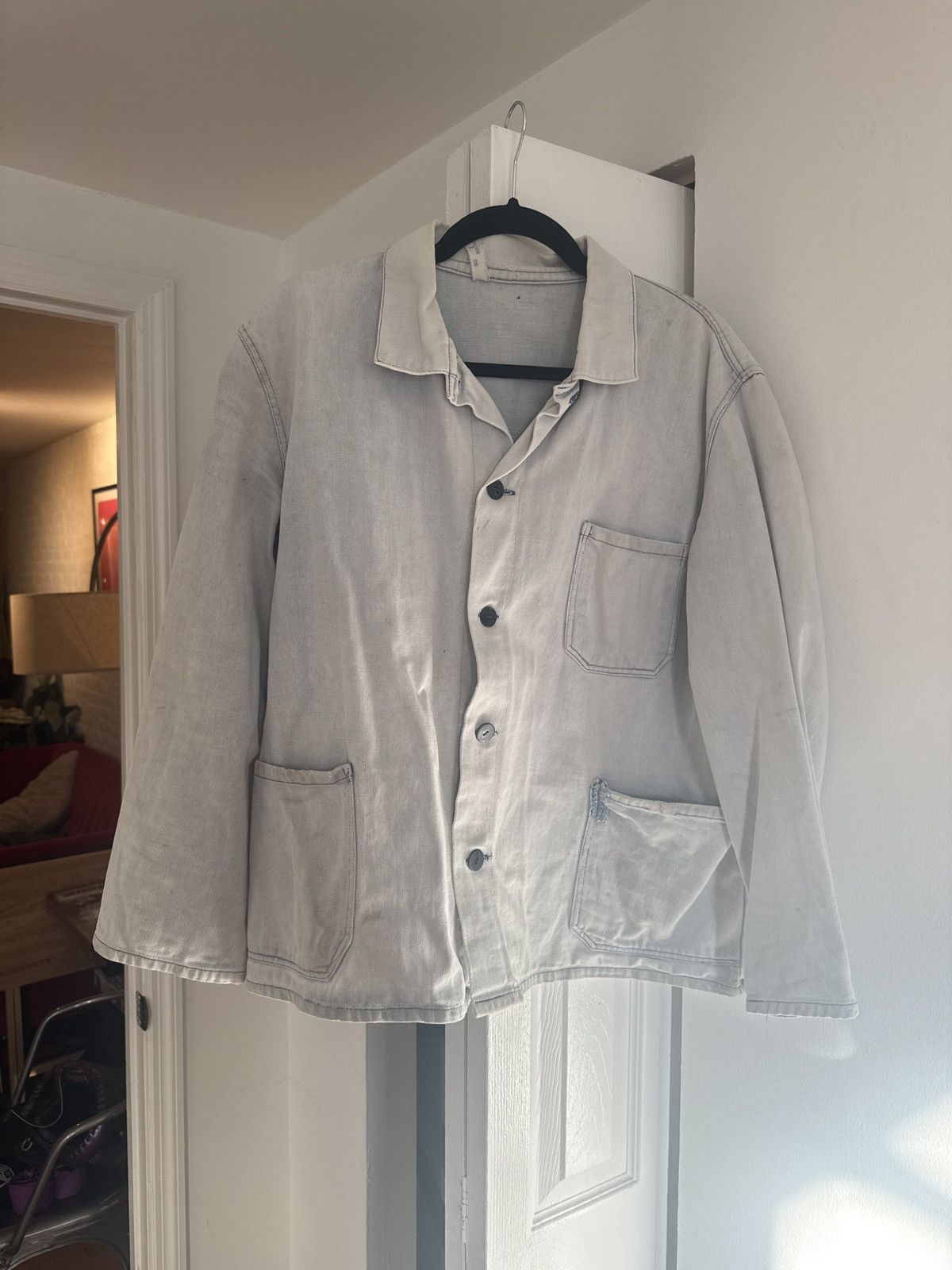 Vintage Sun Faded French Chore Jacket Size US M / EU 48-50 / 2 - 1 Thumbnail
