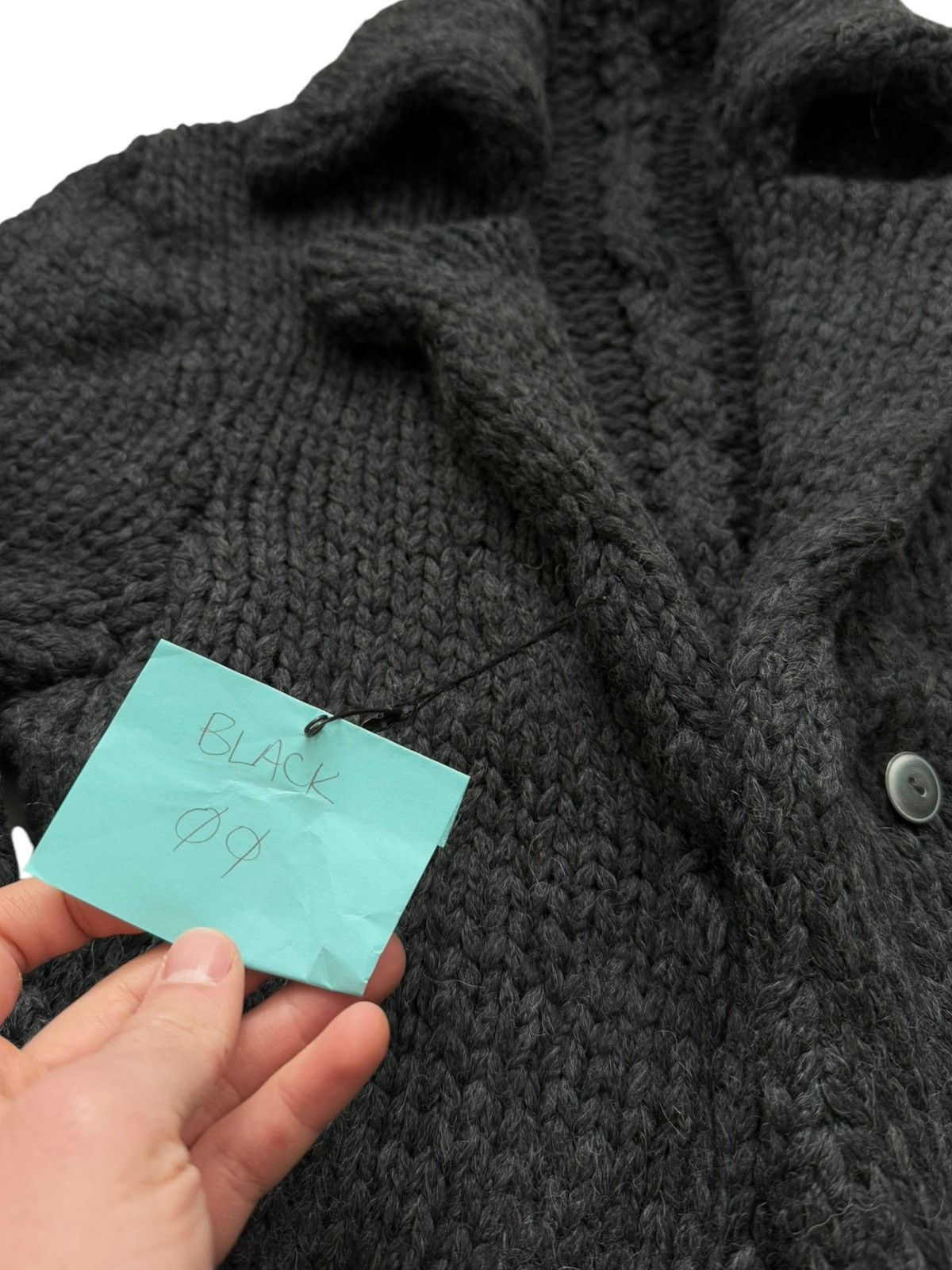 Greg Lauren 2012 OG “The Chunky Loner” Knitter Jacket (Cashmere Alpaca) Size US XS / EU 42 / 0 - 3 Thumbnail