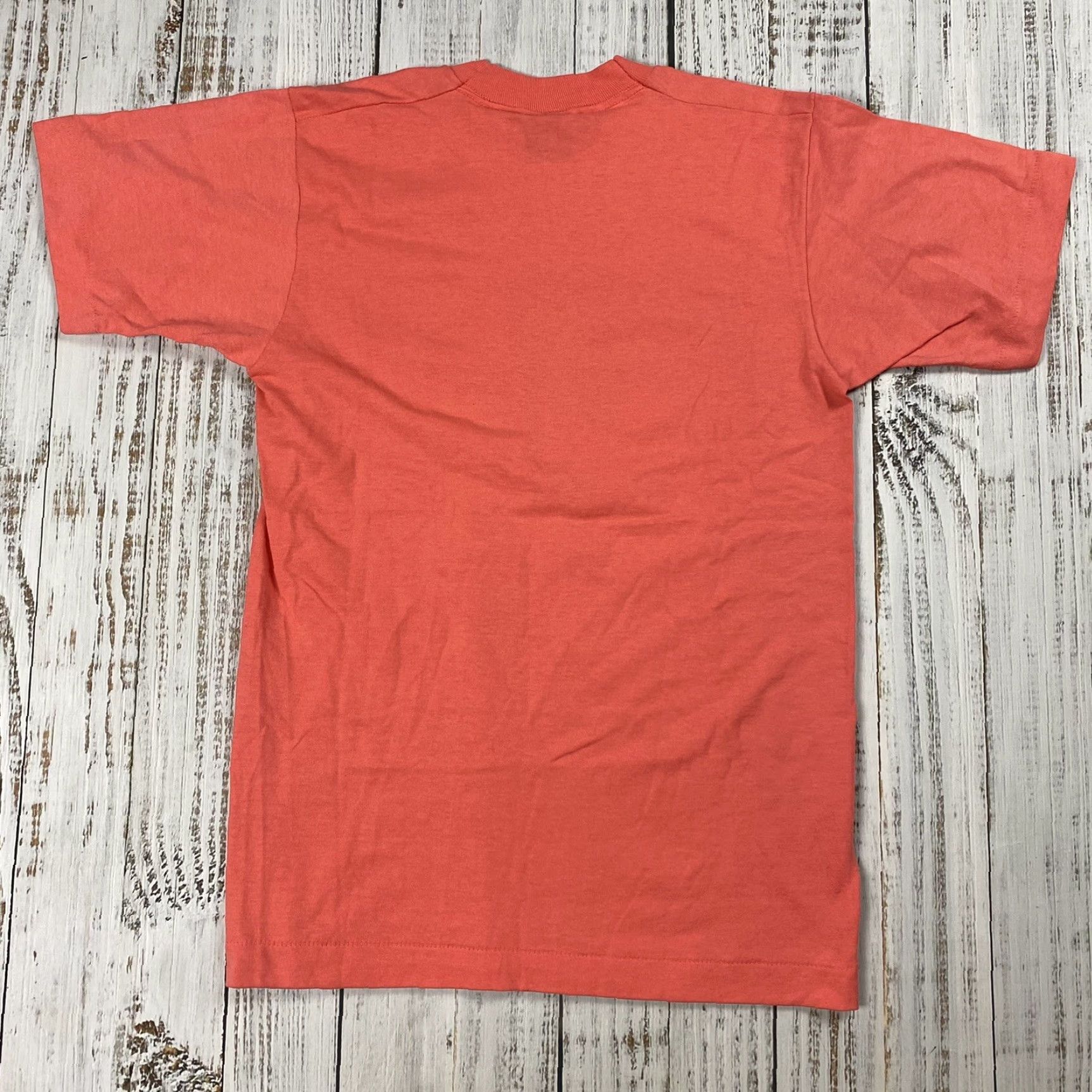 Vintage VINTAGE SCREEN STARS T-Shirt Men Short Sleeve Small Pink 1990s USA Sailing 80s 90s Sports Green? Size US S / EU 44-46 / 1 - 7 Thumbnail