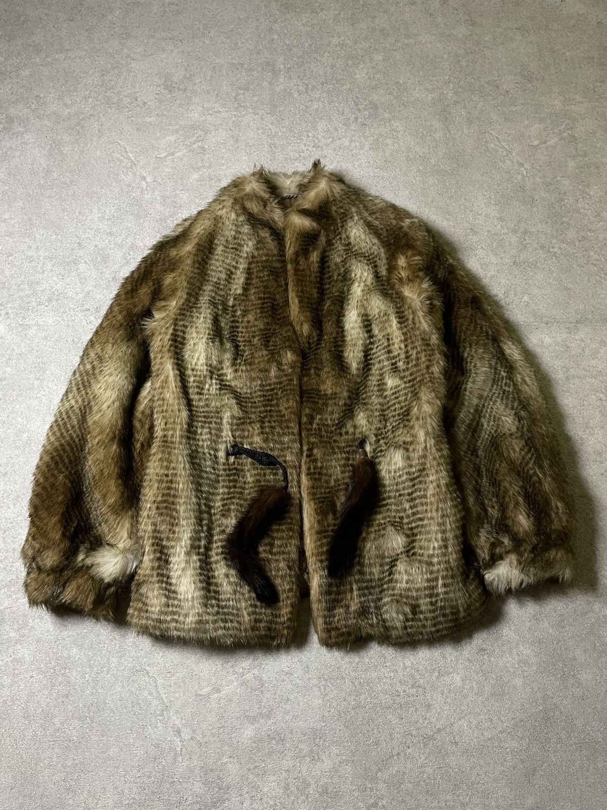 If Six Was Nine Y2K LGB IfSixWasNine Style Faux Leather Fur Zip Jacket Size US M / EU 48-50 / 2 - 18 Thumbnail