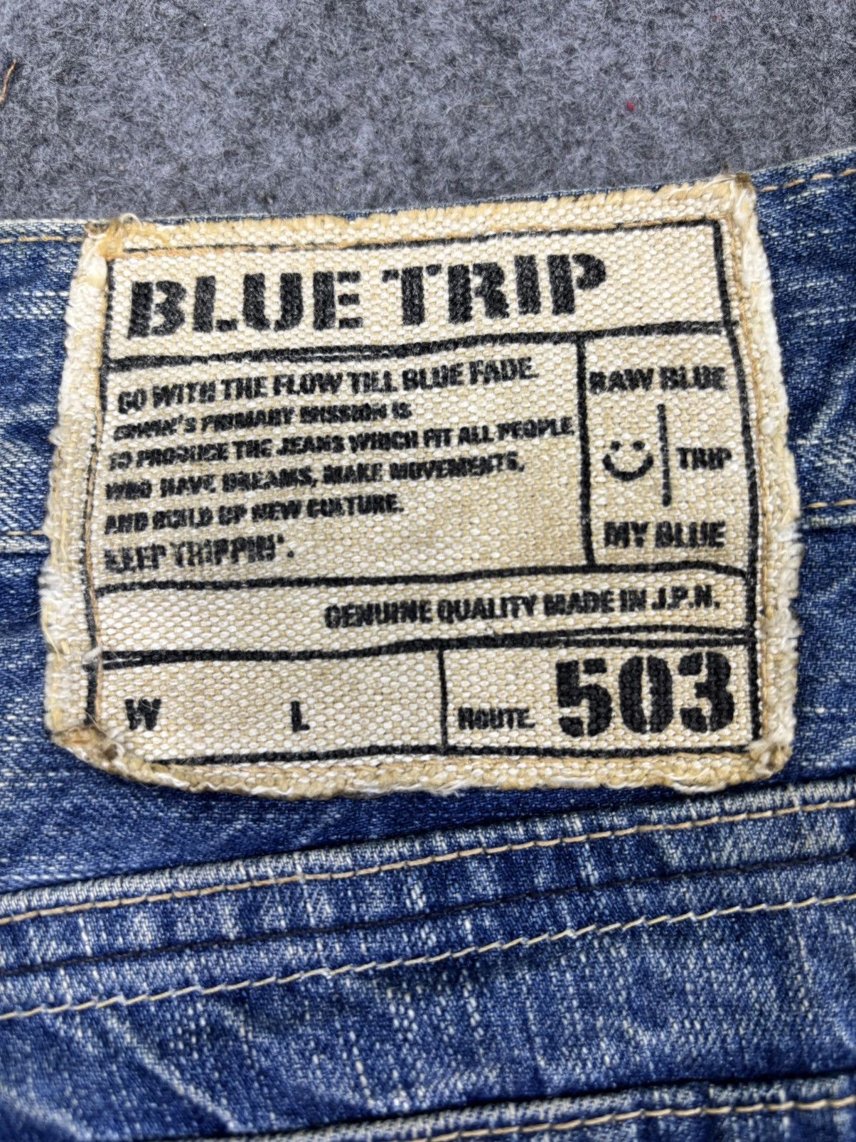 Edwin 💥Flare💥Edwin 503 Insane Fades Medium Wash Denim F910 Size US 33 - 11 Thumbnail