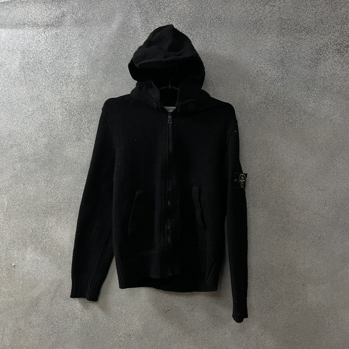 Stone Island Vintage Stone Island Wool Zip Hoodie Size US M / EU 48-50 / 2 - 1 Thumbnail