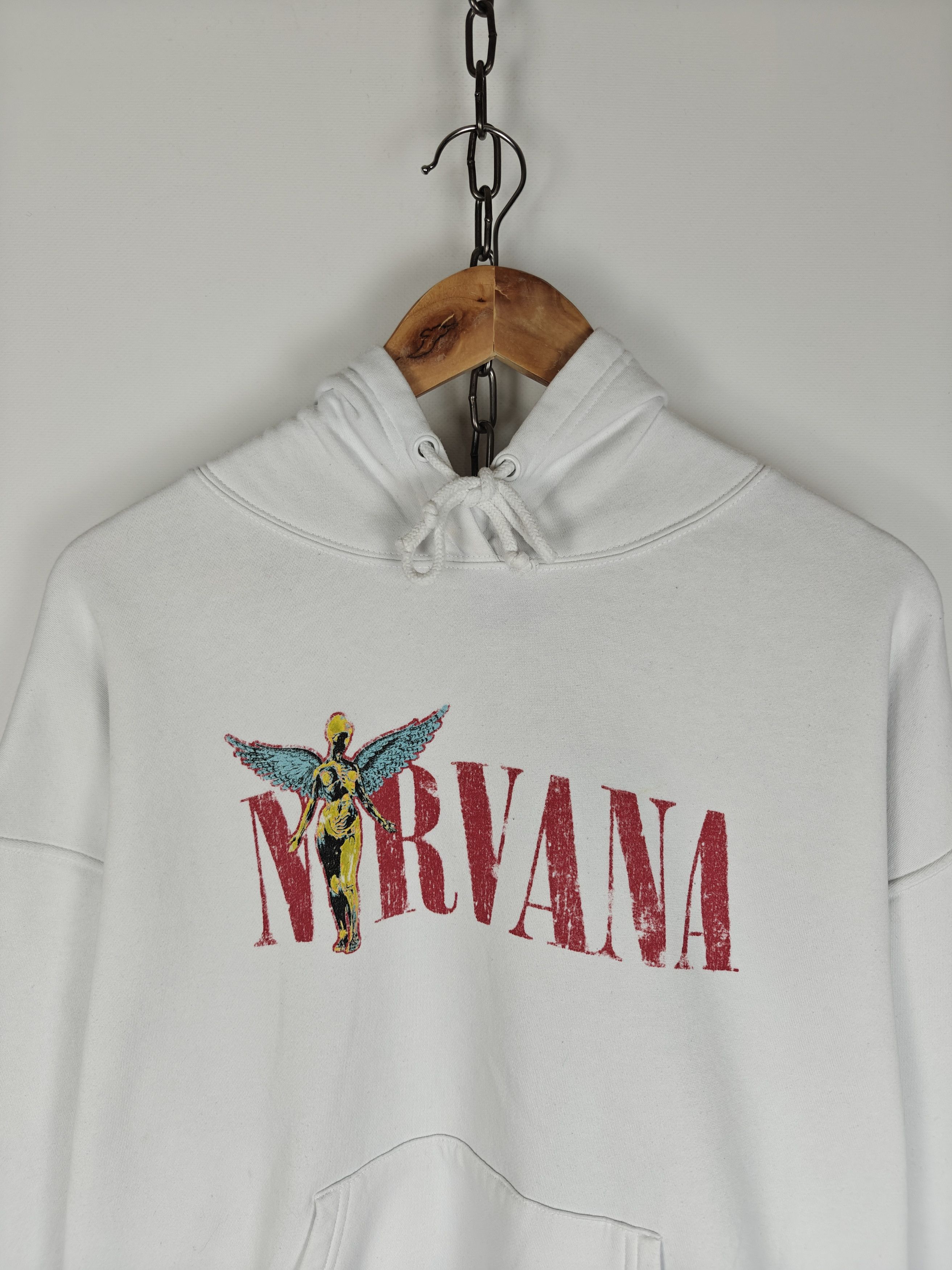 Nirvana Nirvana Hoddie Big Print Pullover White size S Size US S / EU 44-46 / 1 - 3 Thumbnail