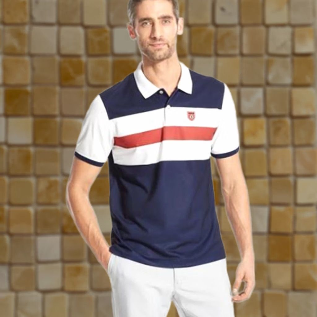 Izod IZOD SportFlex Striped Polo Shirt M Peacoat for Men - NEW Mens IZOD Advantage Performance Size US M / EU 48-50 / 2 - 1 Preview