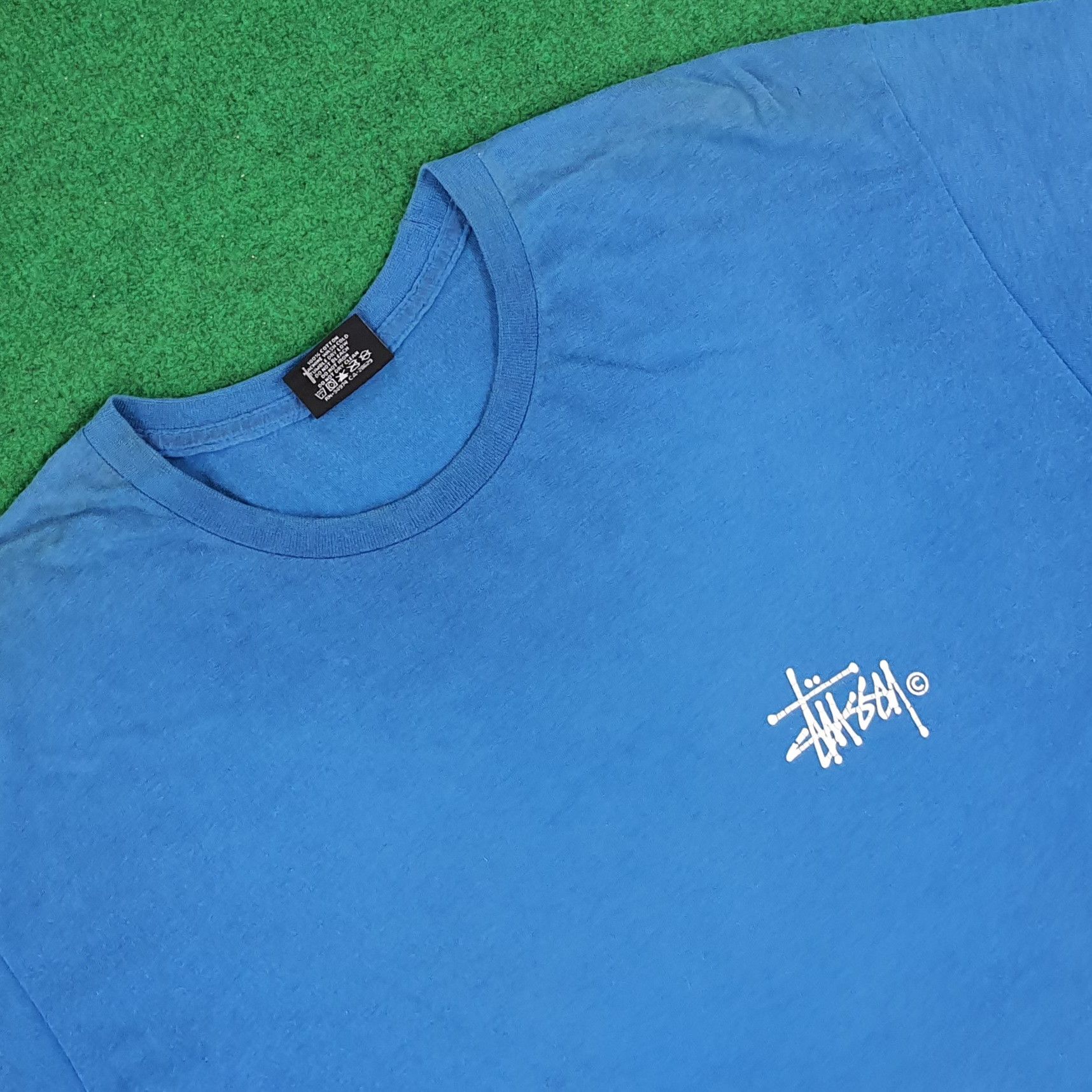 Stussy × Vintage Vintage Stussy Signature Skateboards Tshirt Size US L / EU 52-54 / 3 - 4 Thumbnail