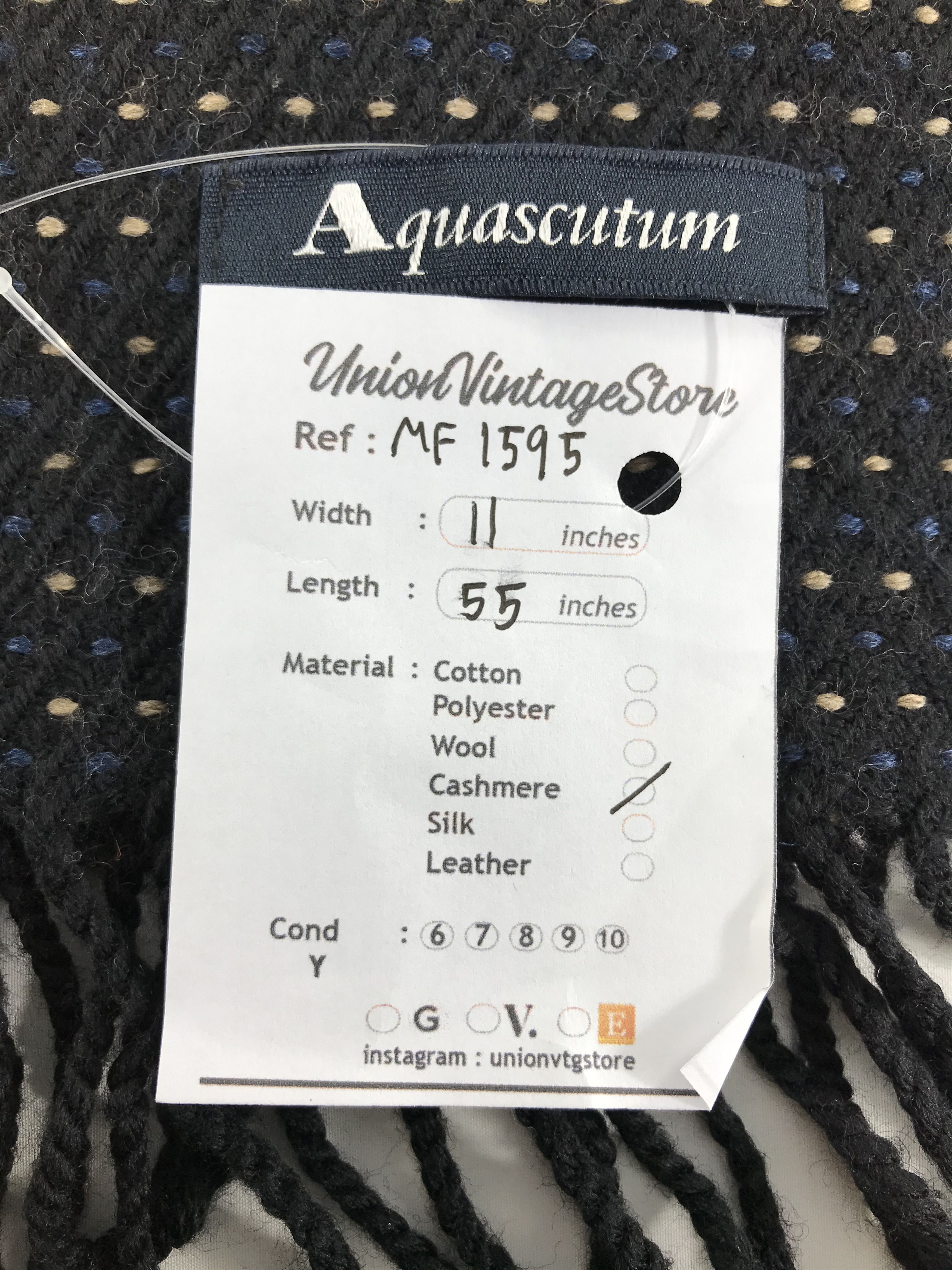 Aquascutum Vintage Aquascutum Scarf/Muffler/Neckwear MF1595 Size ONE SIZE - 4 Thumbnail