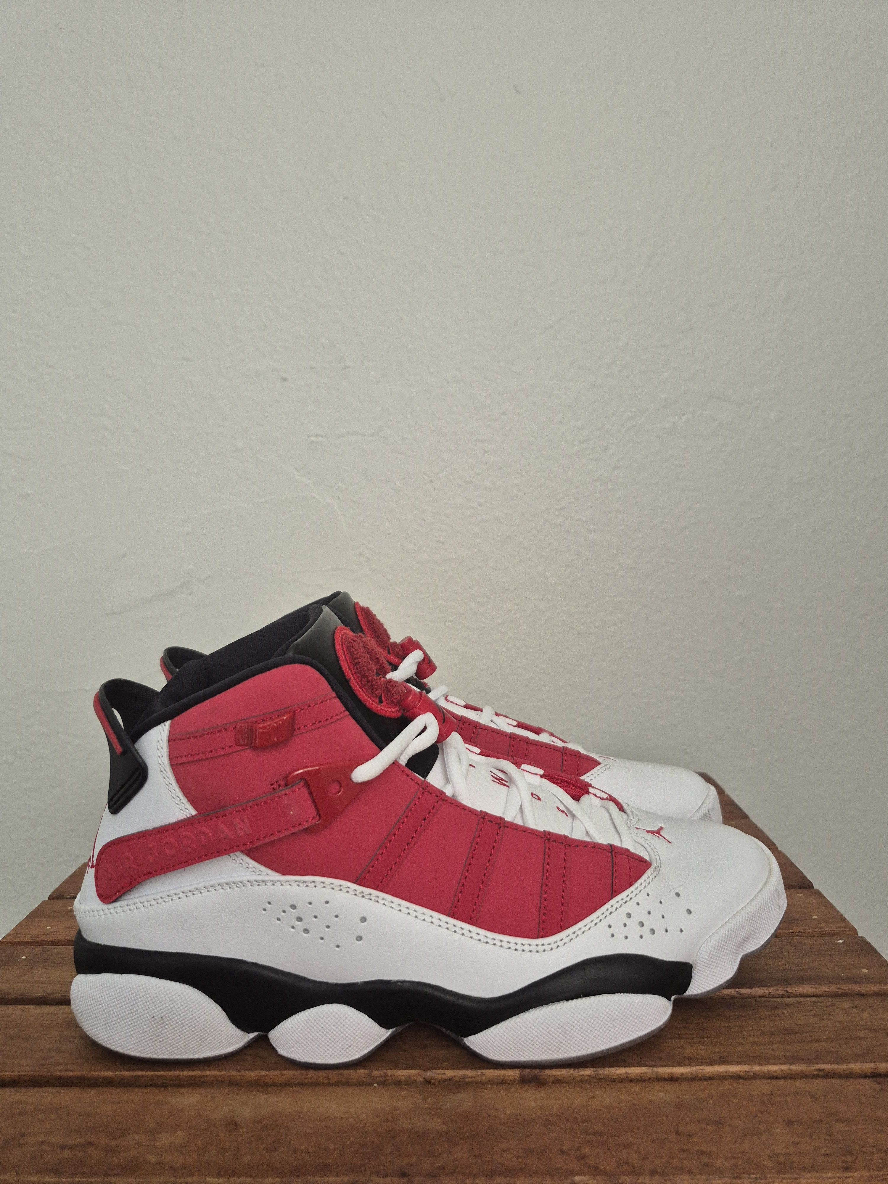 Nike Jordan 6 Rings White Carmine Size US 9.5 / EU 42-43 - 4 Thumbnail