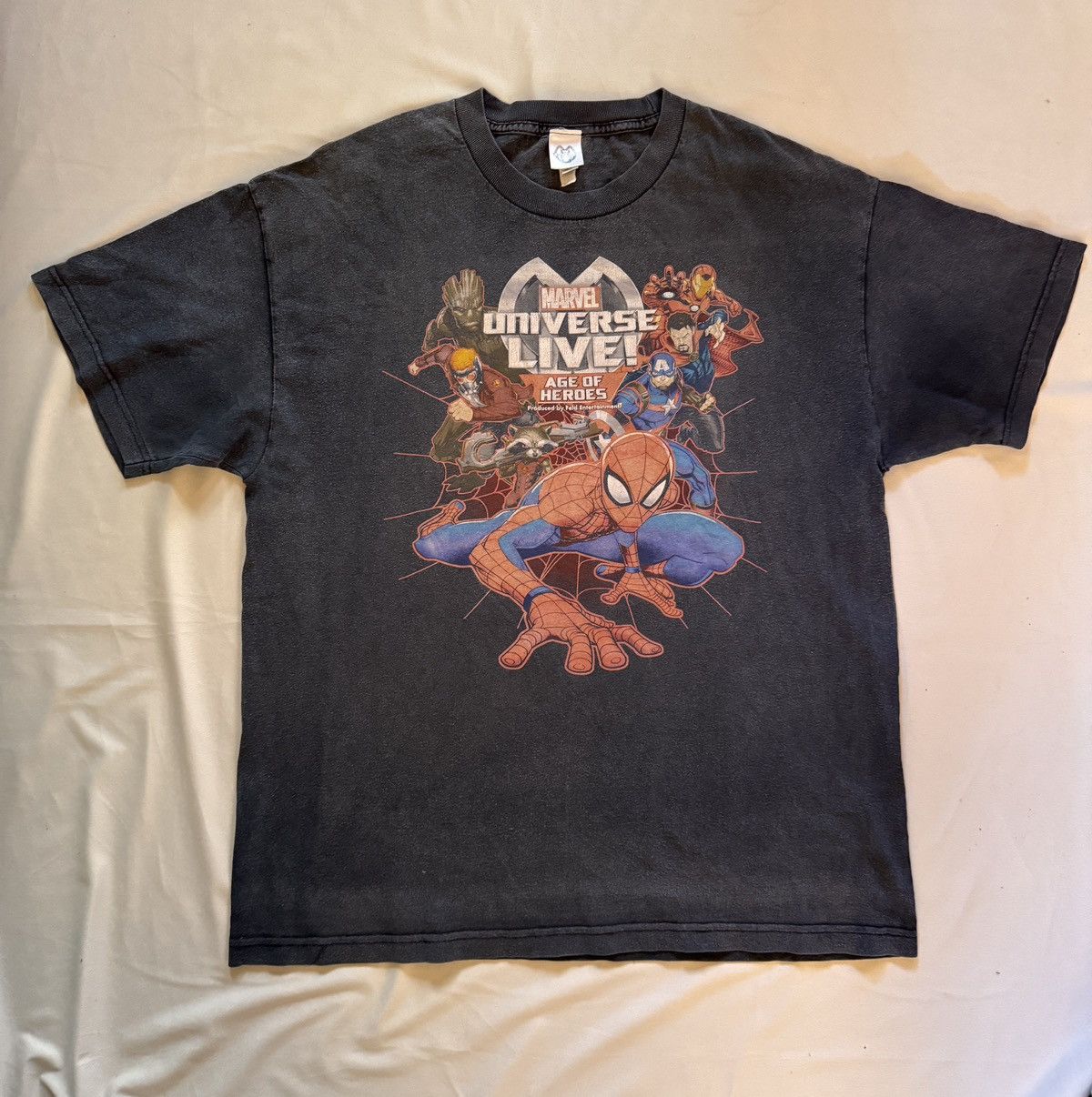 Vintage Marvel Universe Live Age Of Heroes T-shirt Vintage Size US XL / EU 56 / 4 - 3 Thumbnail