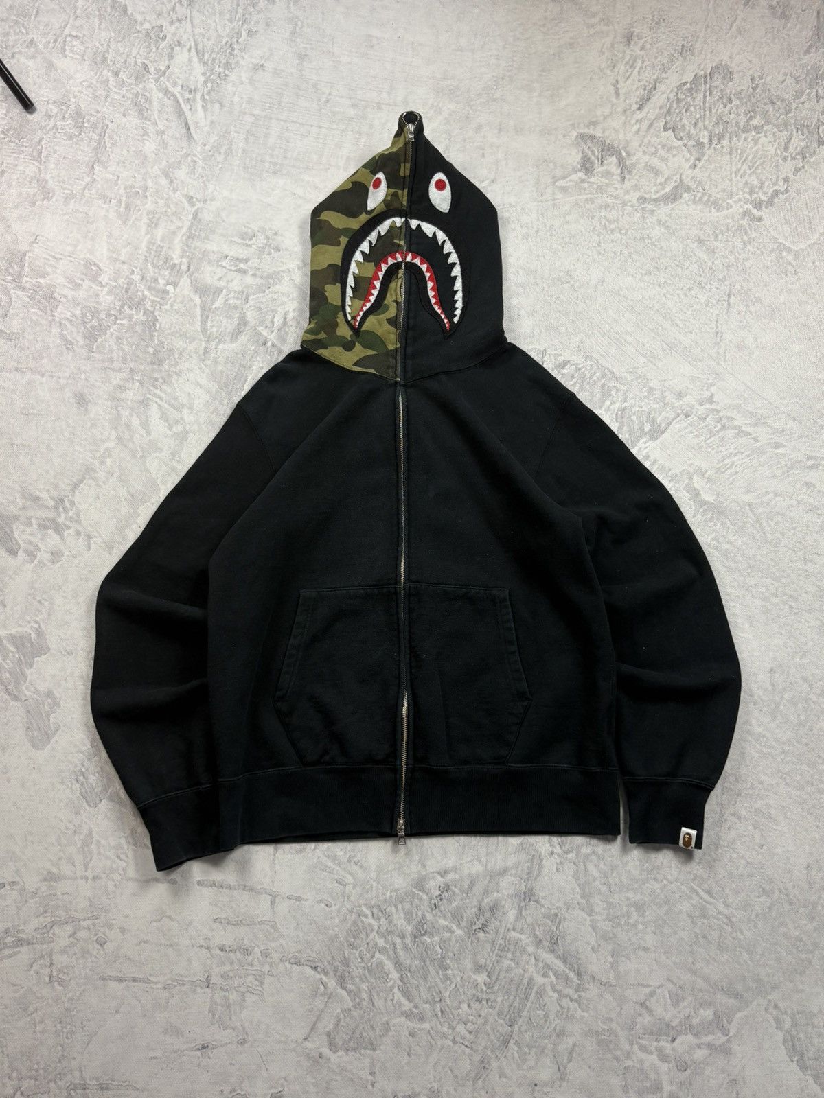 Bape BAPE SHARK ZIP HOODIE STREETWEAR DRIP DRILL Size US XL / EU 56 / 4 - 1 Thumbnail
