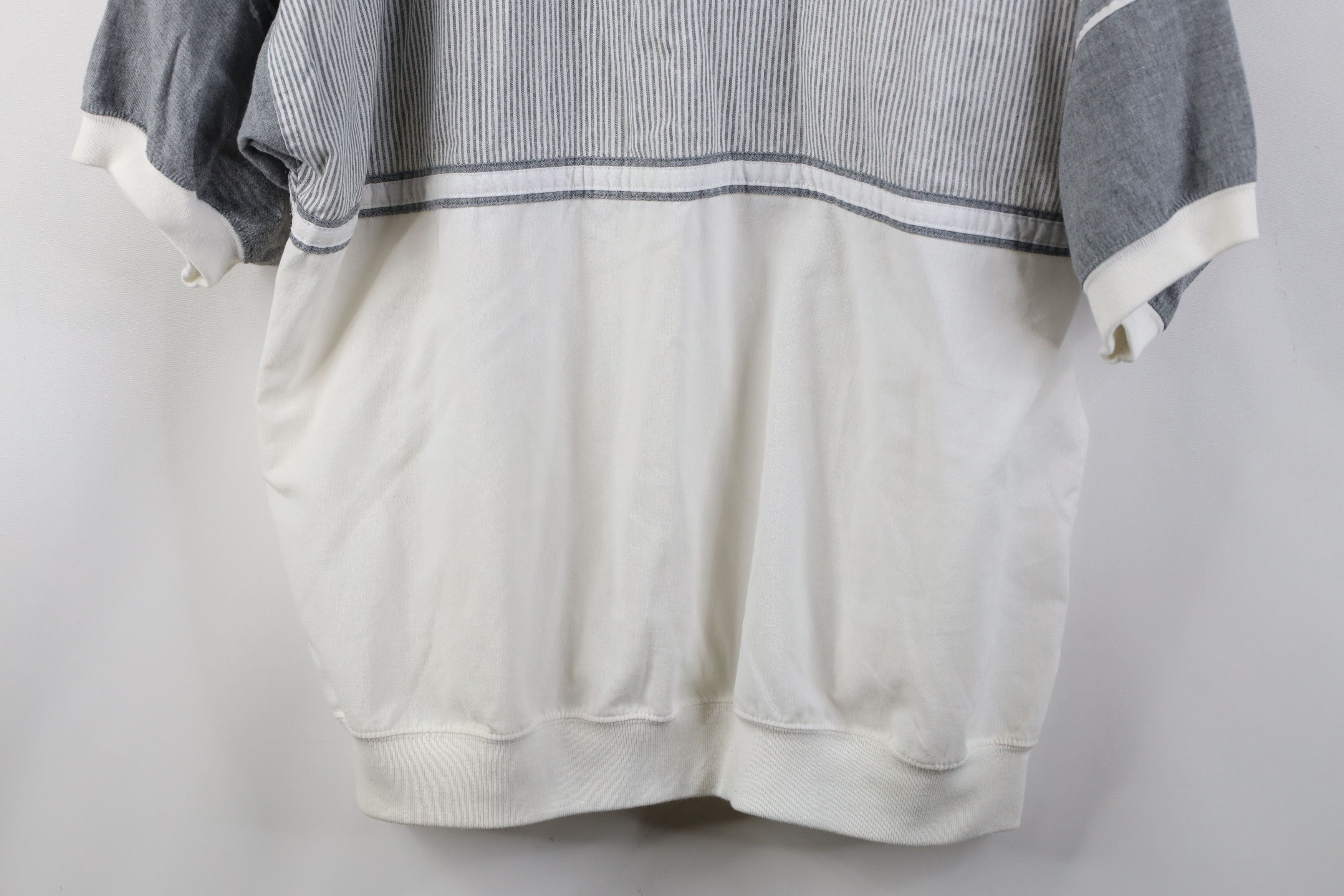 Vintage Vintage 90s Streetwear Block Pullover Polo Shirt Mafia Mob Size US XL / EU 56 / 4 - 3 Thumbnail