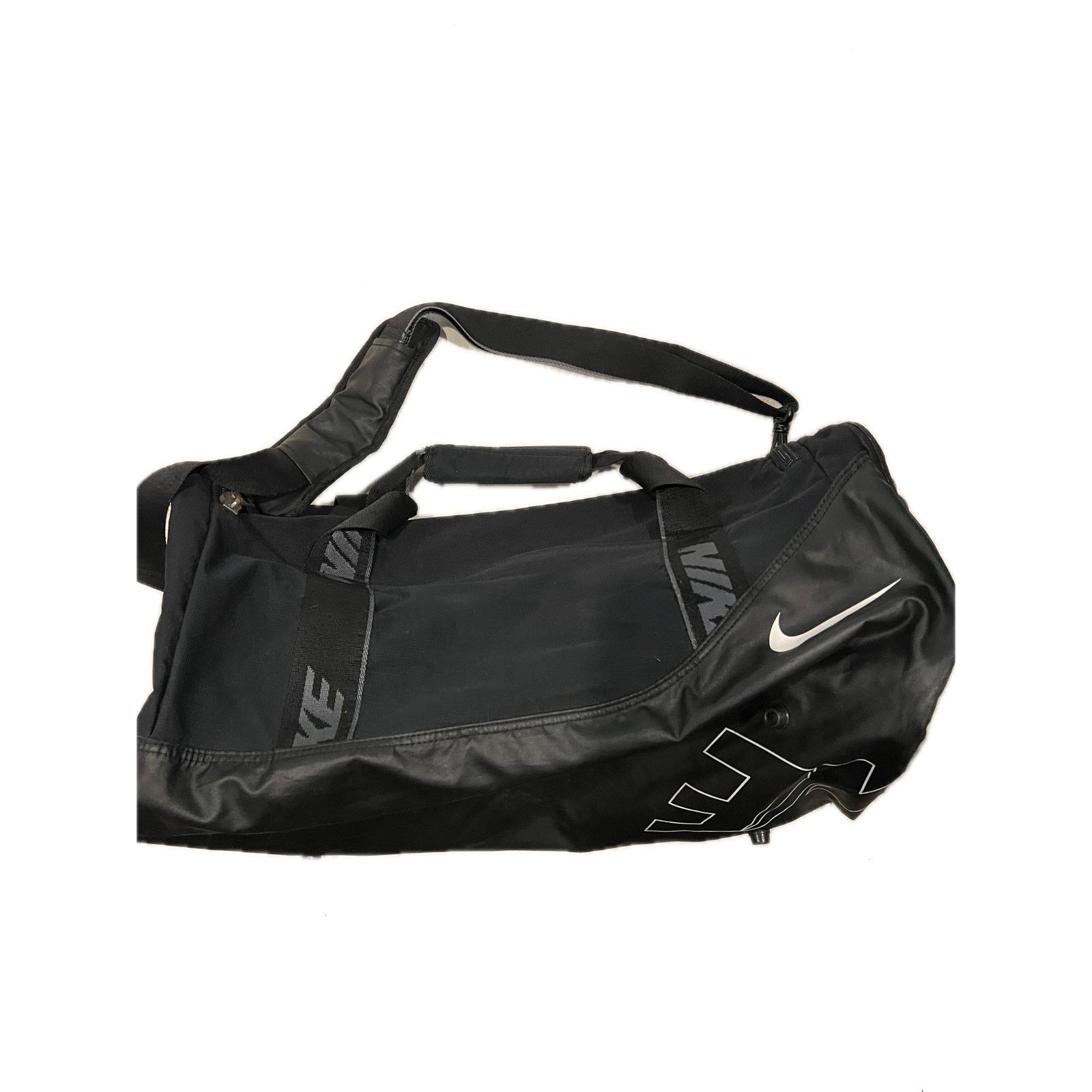 Nike Nike Brasilia 9.5 Black Medium 60L Duffel Gym Bag Size ONE SIZE - 3 Thumbnail