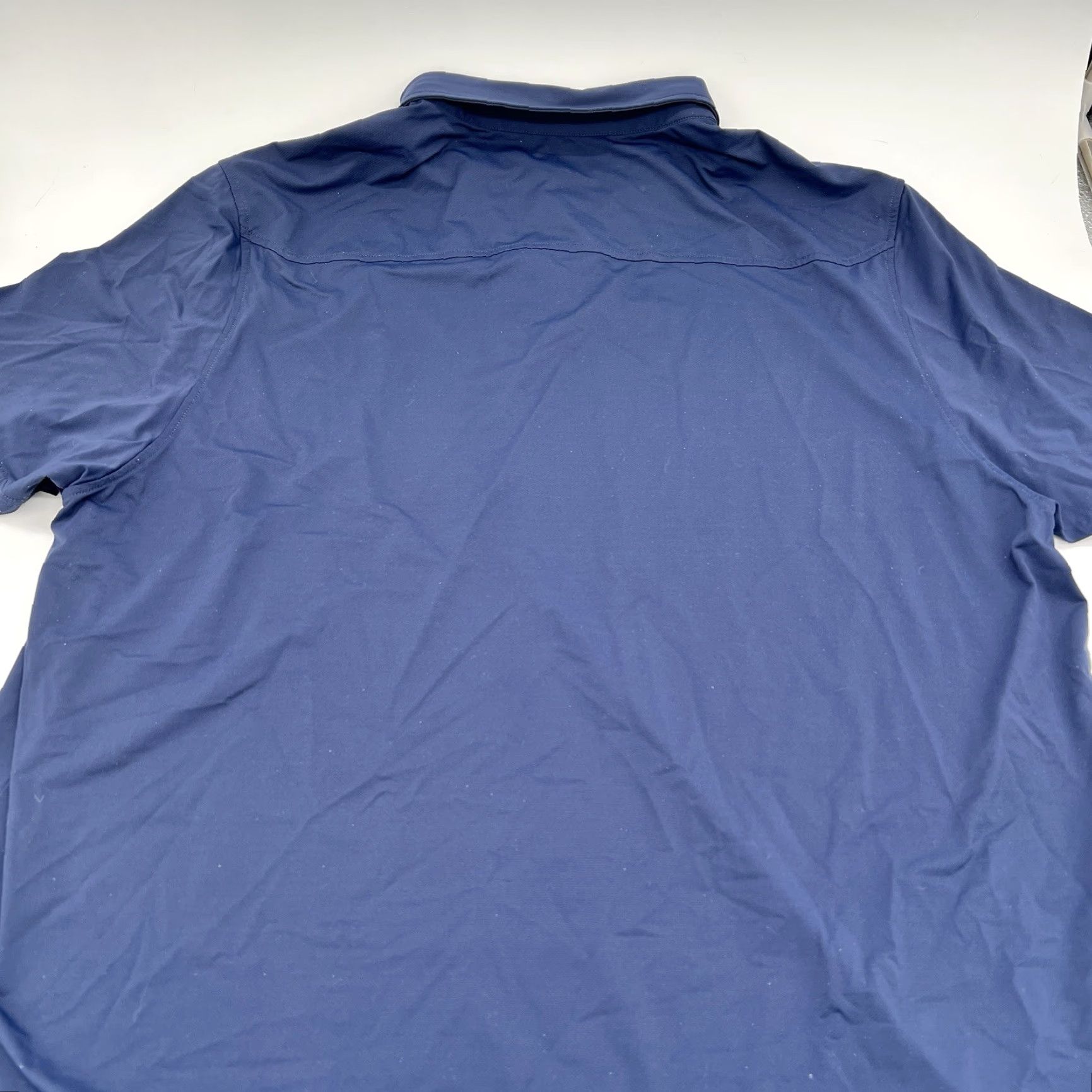 Rhone Rhone Polo Shirt Mens XXL Navy Blue Stretch Casual Preppy Golf Shirt Size US XXL / EU 58 / 5 - 7 Thumbnail