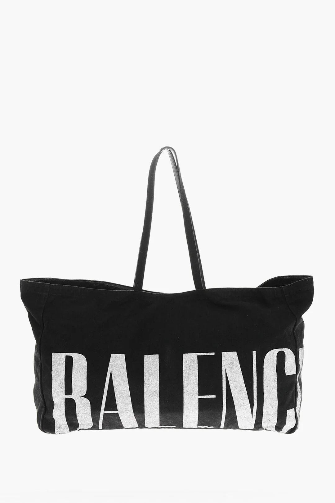 Balenciaga og1mm0326 Size: OS / Maxi Cotton Tote Bag in Black Size ONE SIZE - 1 Thumbnail
